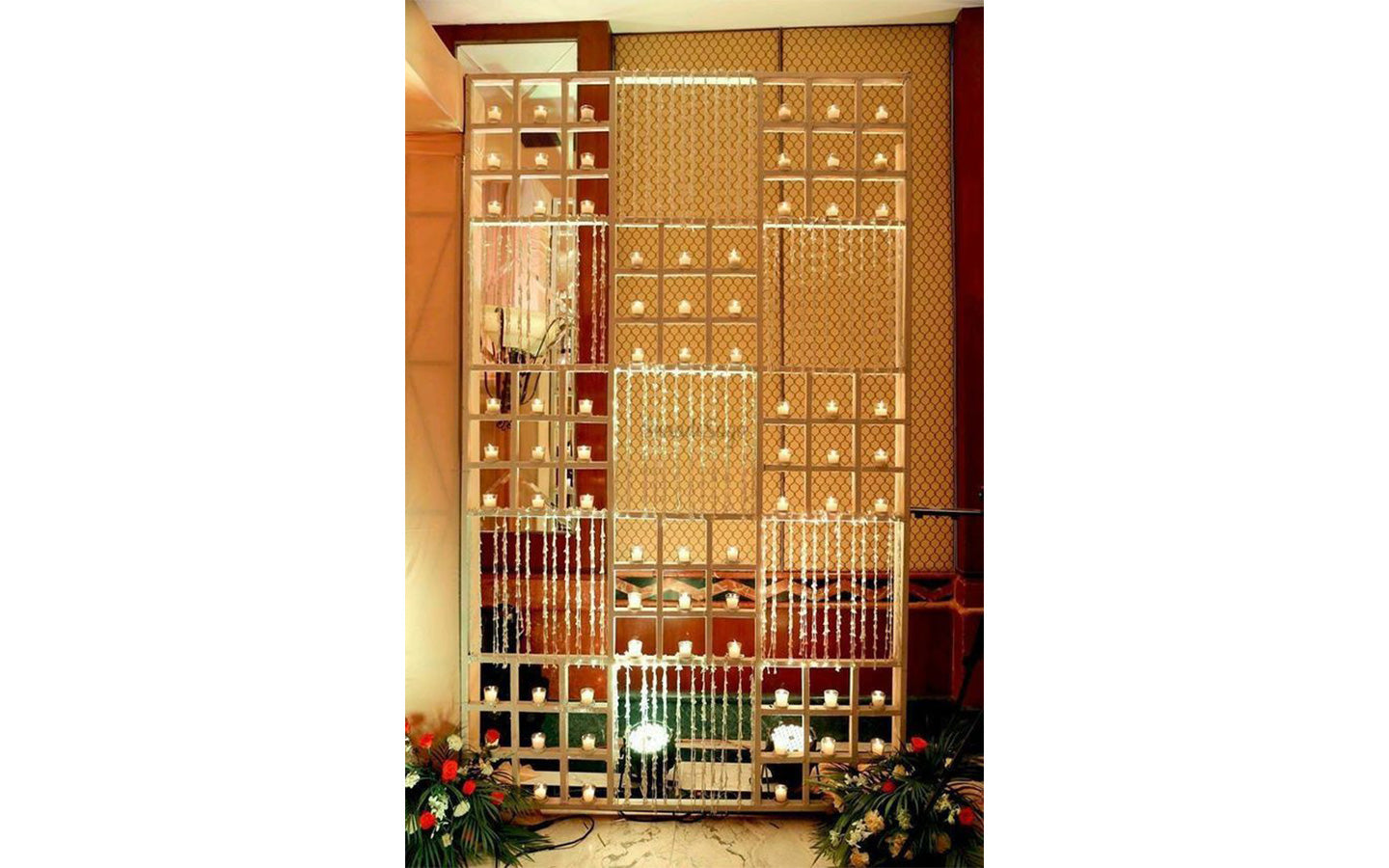 Diwali Candle Lit Backdrop