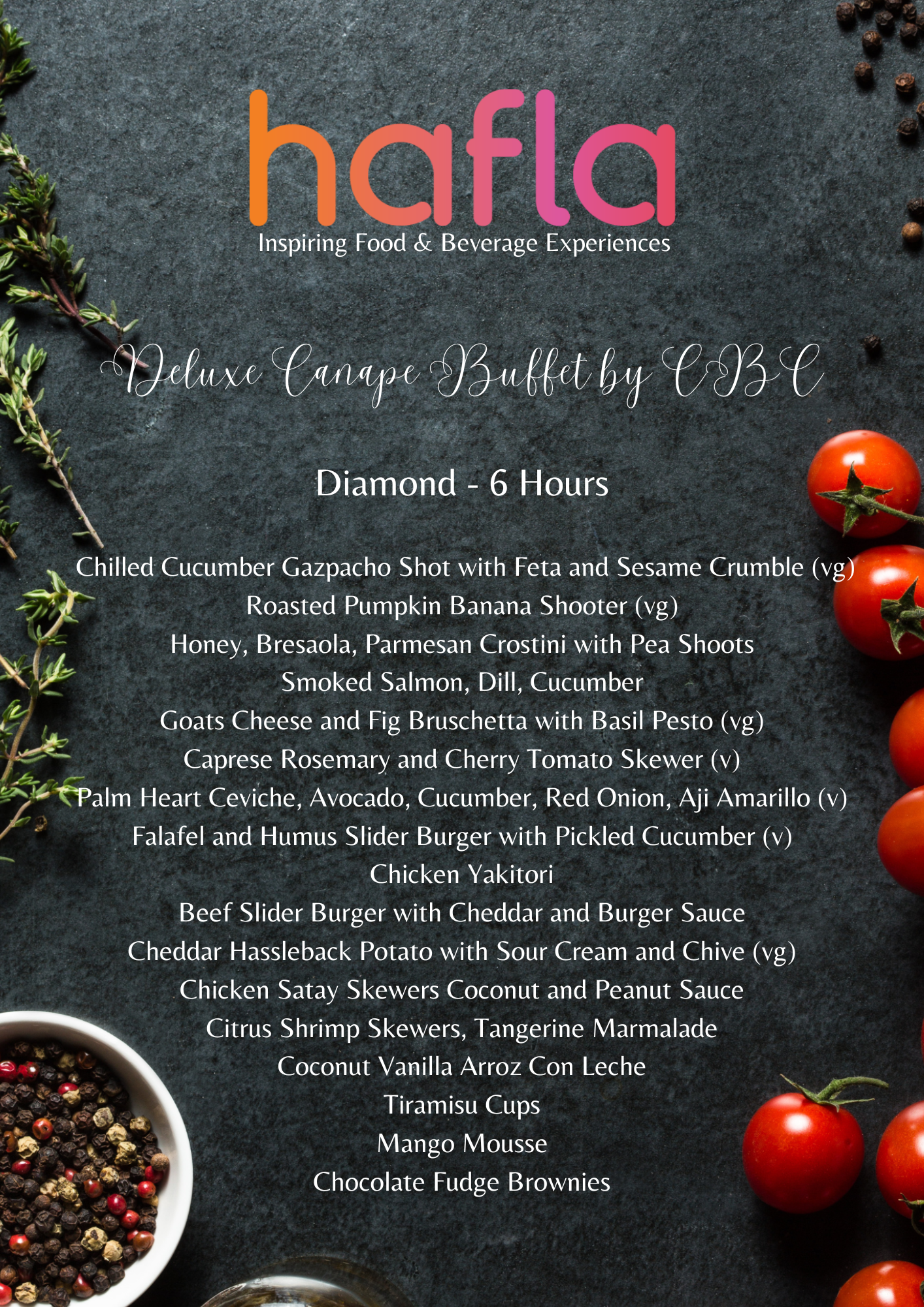 Deluxe Canape Buffet by CBC