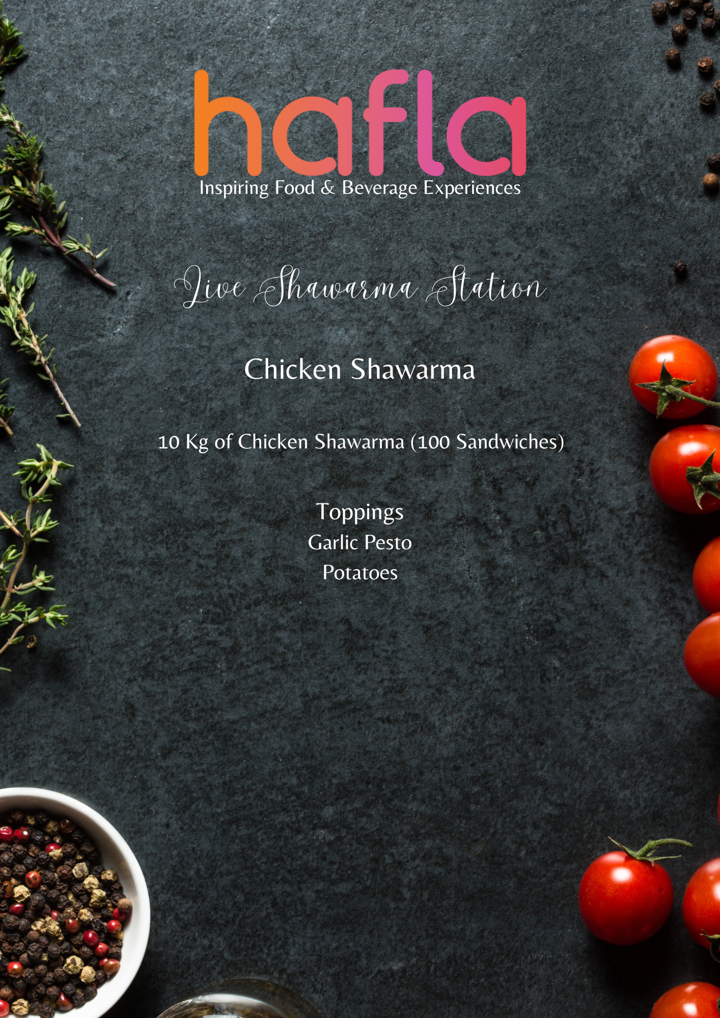 Live Shawarma Station by Wafi Gourmet