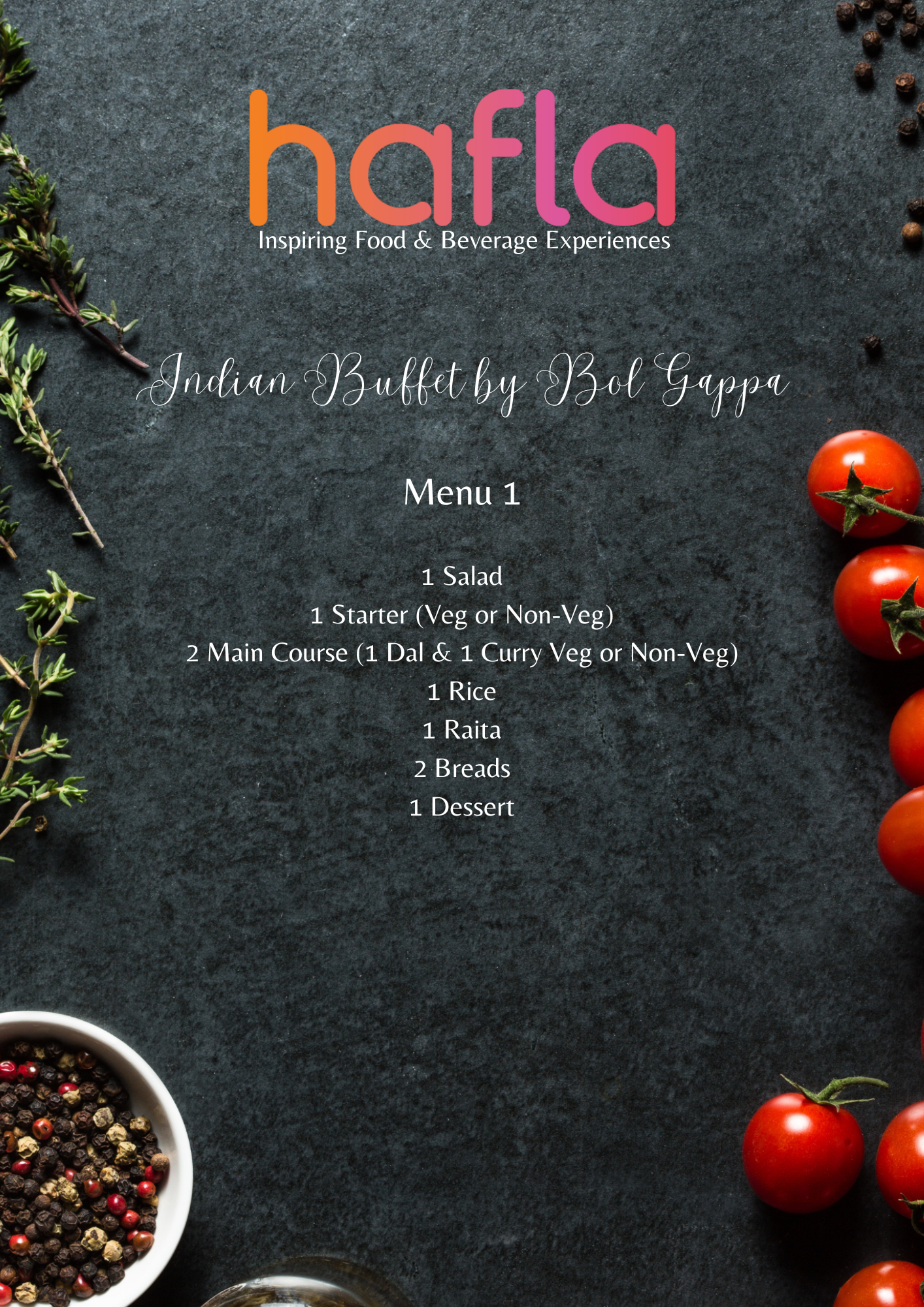 Indian Buffet by Bol Gappa