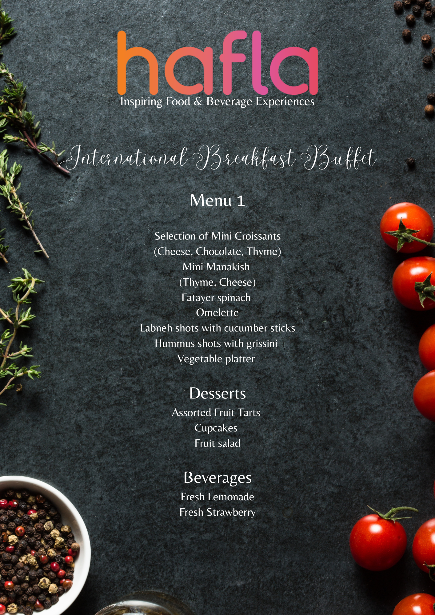 International Breakfast Buffet by Al Hamra Street