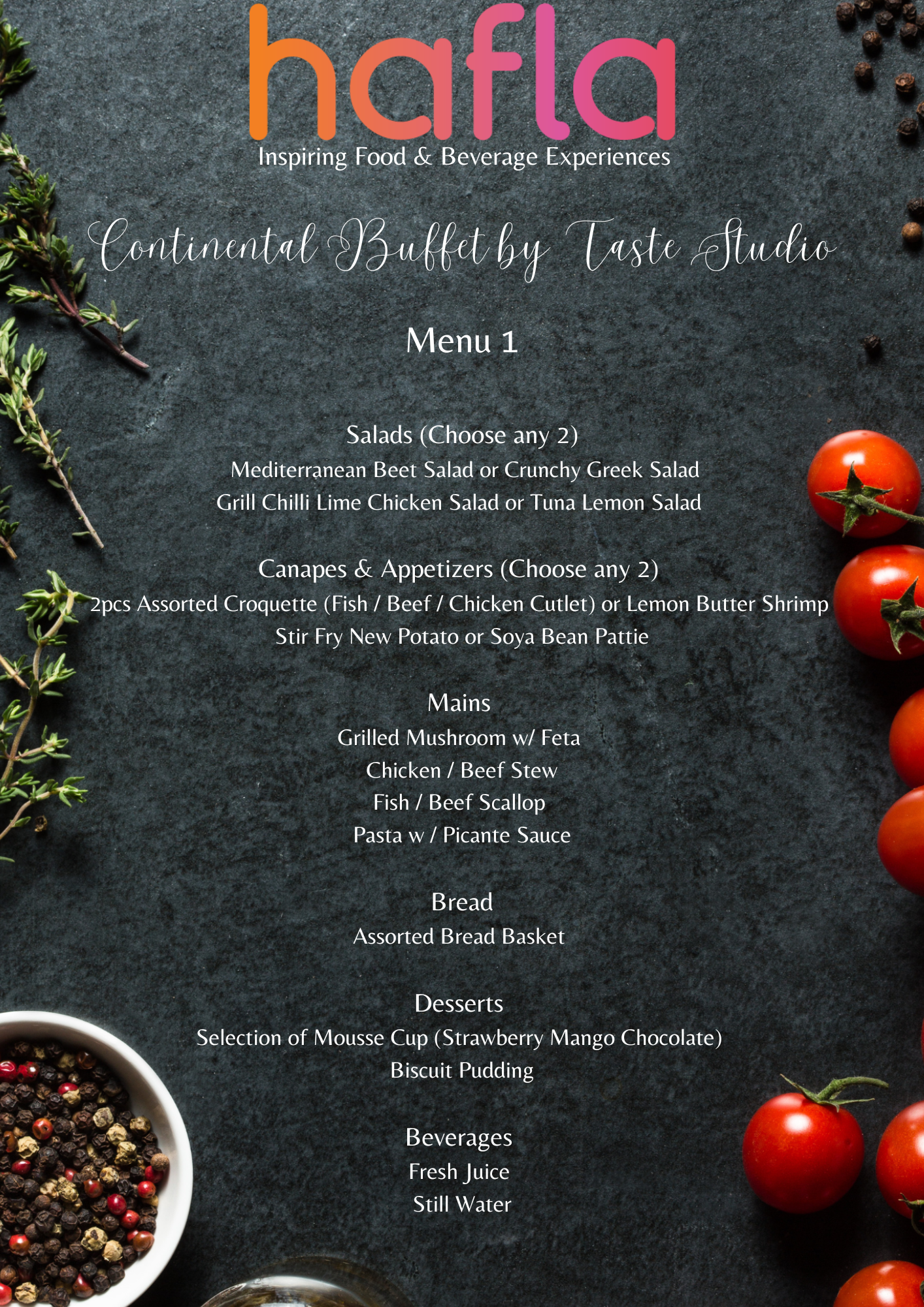 Continental Buffet by Taste Studio