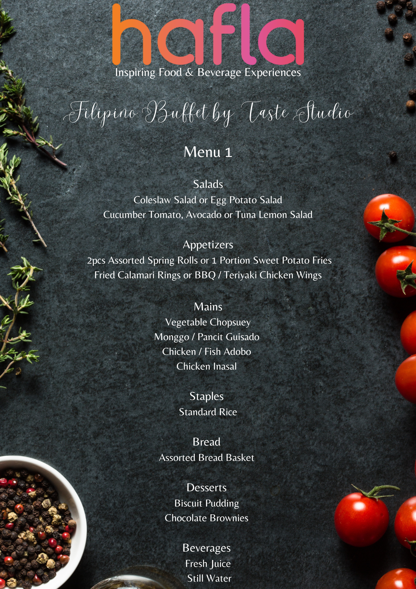 Filipino Buffet by Taste Studio
