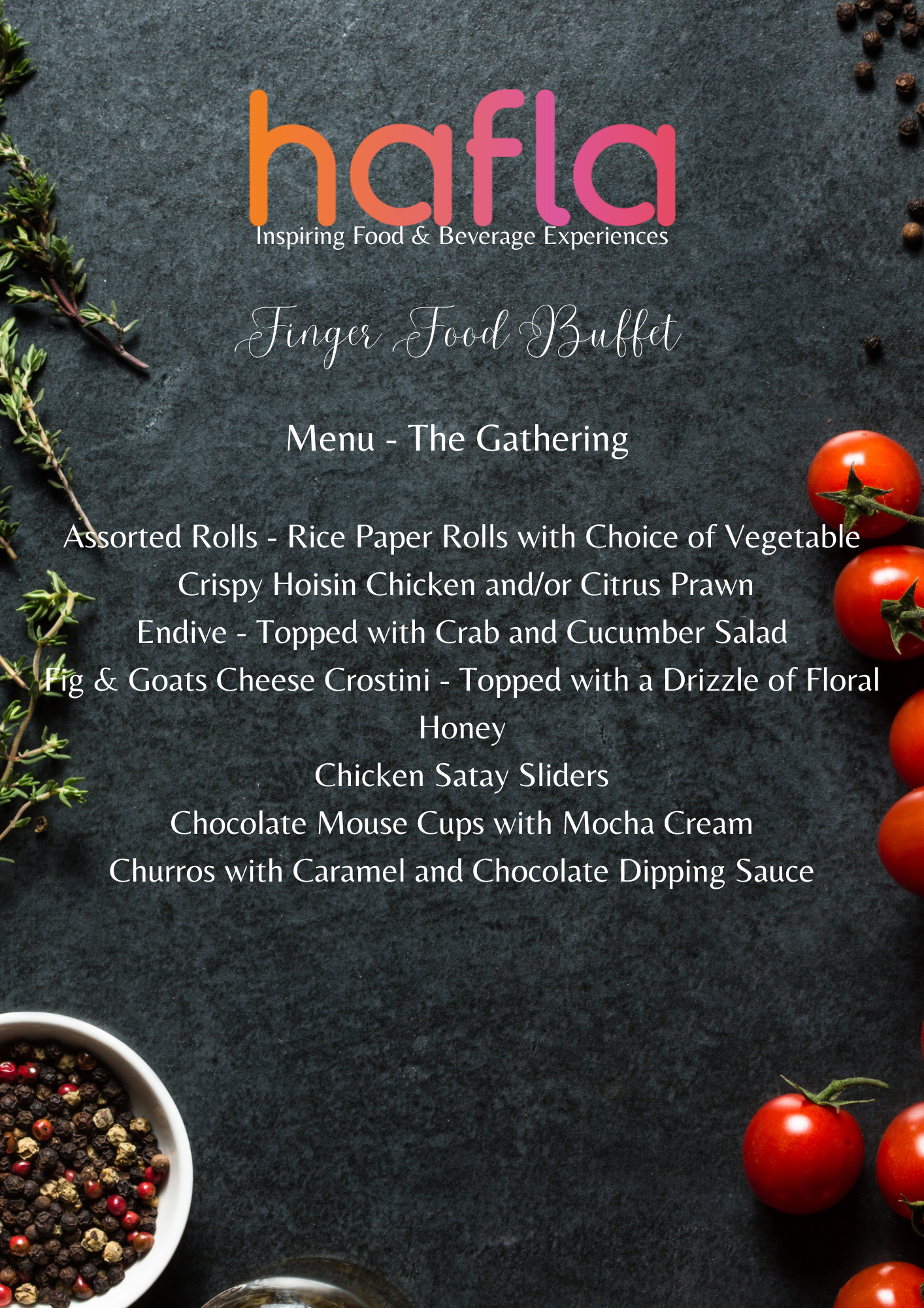 Finger Food Buffet by Hangry Sticks