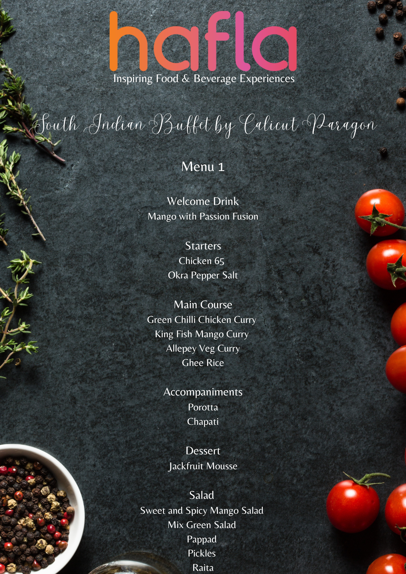 South Indian Buffet by Calicut Paragon