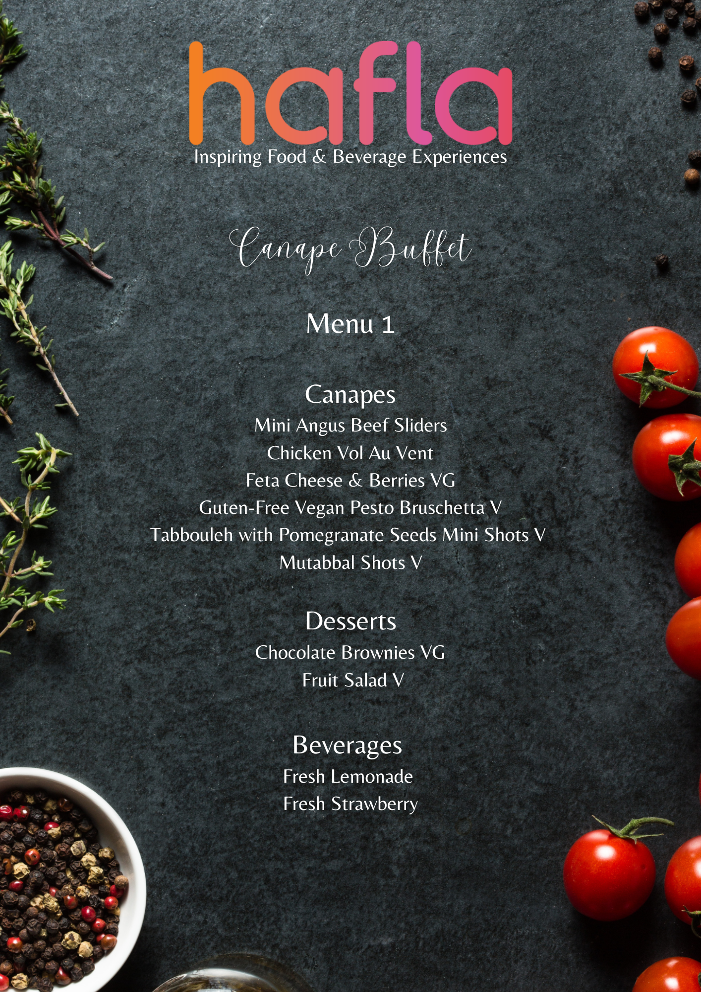 Canape Buffet by Al Hamra Street