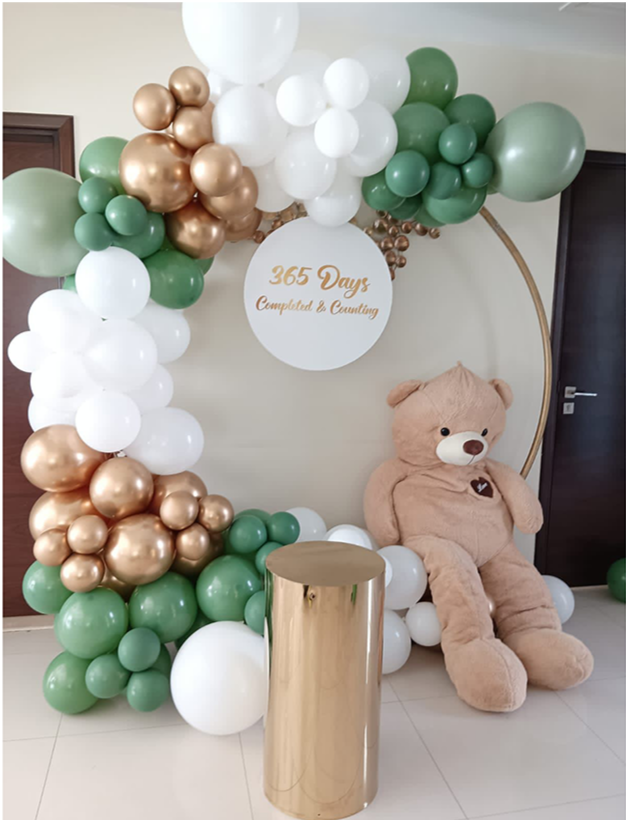 1st Birthday Teddy Bear Ring