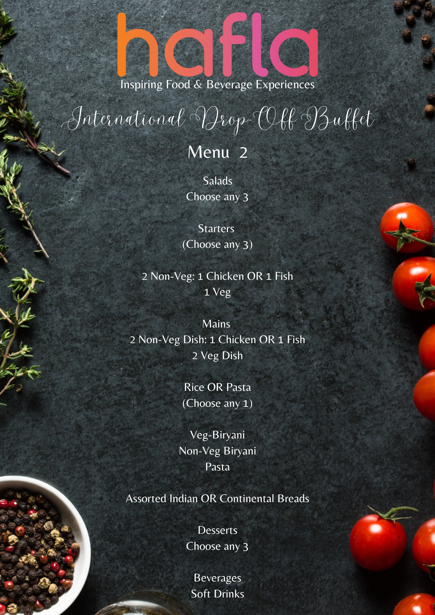 International Drop-Off Buffet by S Hotel