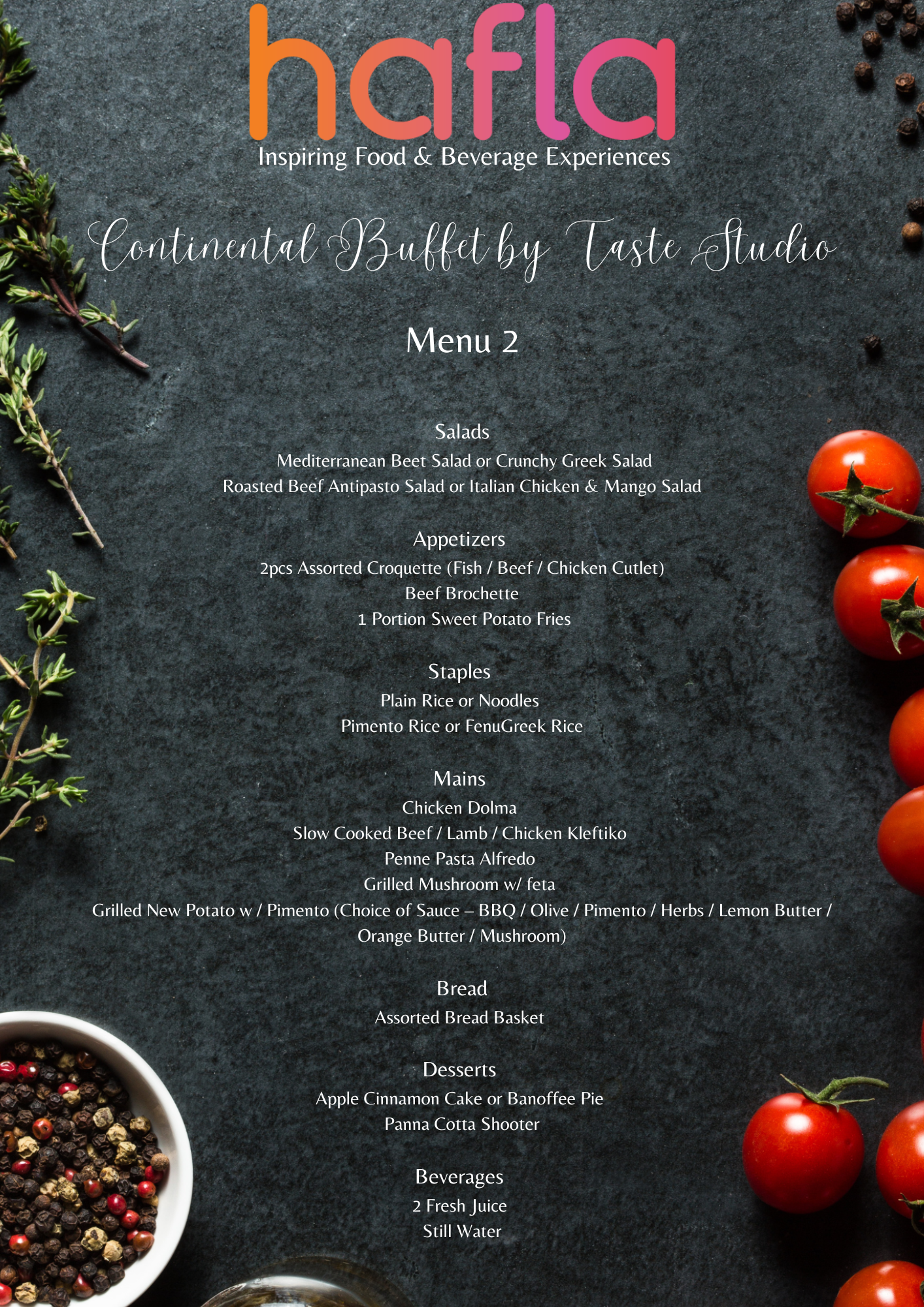 Continental Buffet by Taste Studio