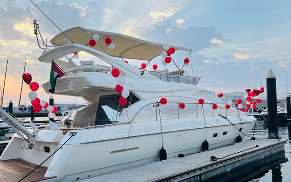 Marry Me Yacht Balloon Decor
