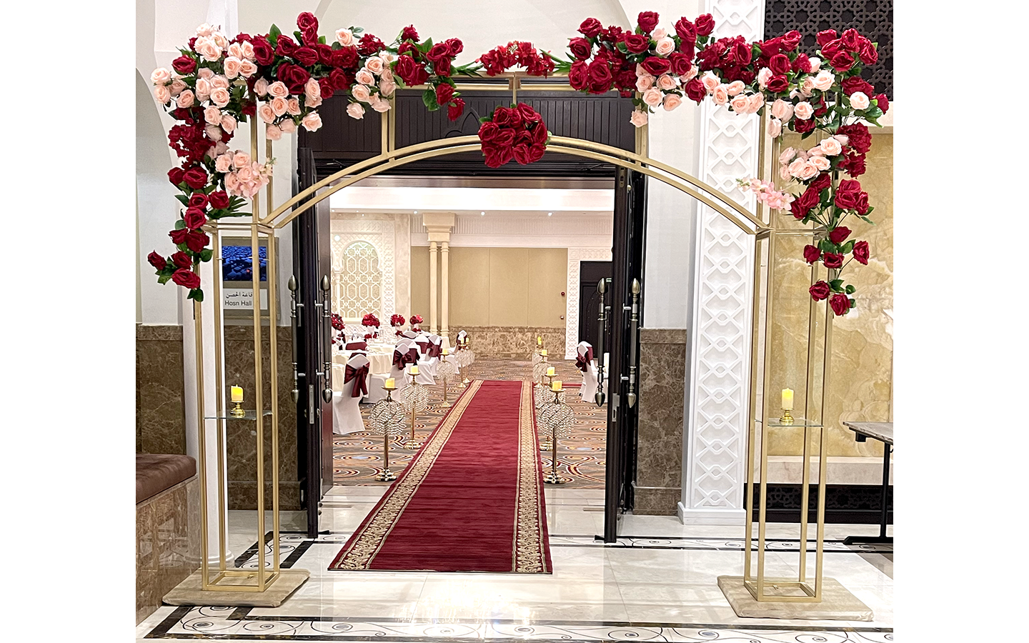 Royal Red Wedding Decor