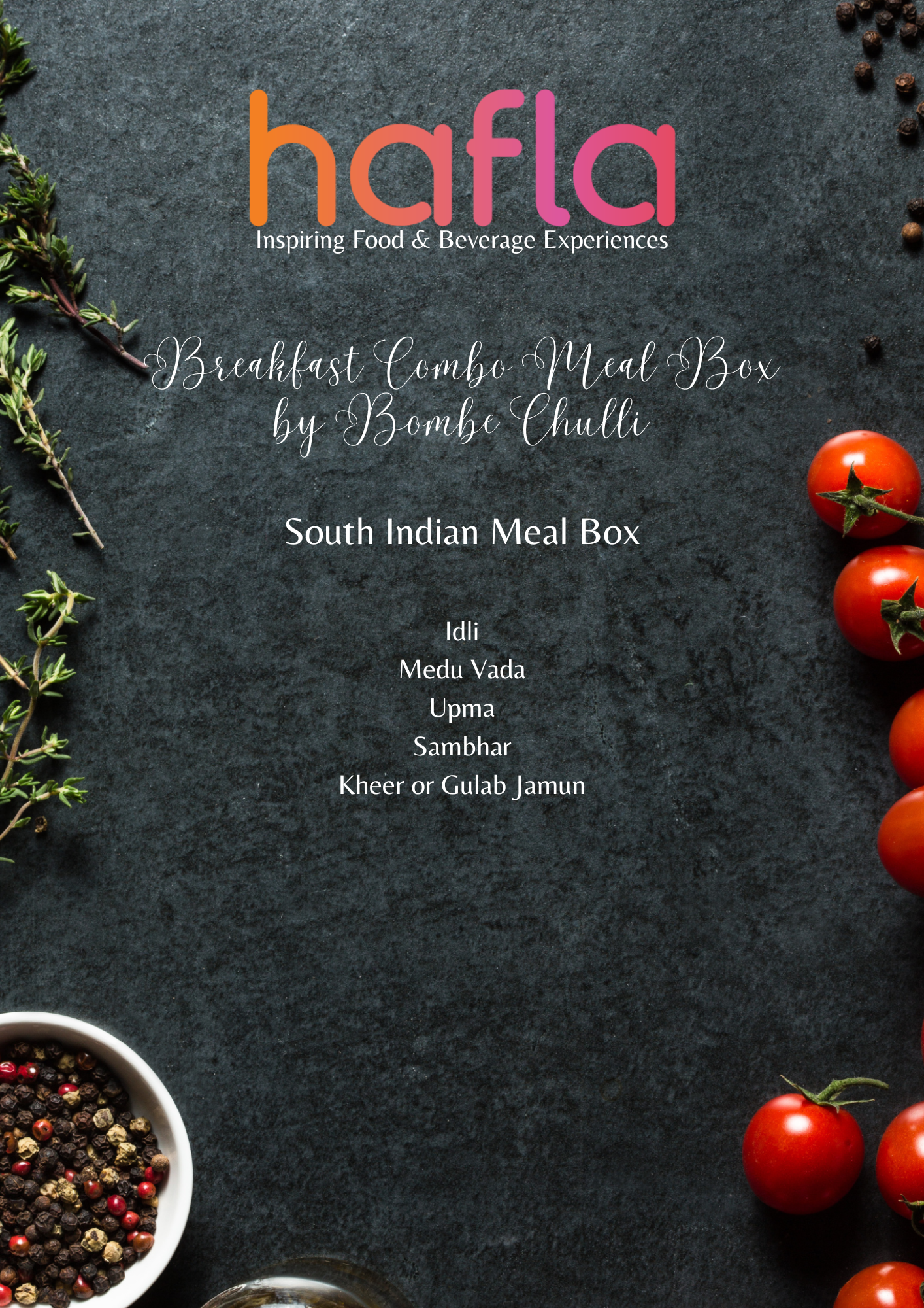 Breakfast Combo Meal Box by Bombe Chulli