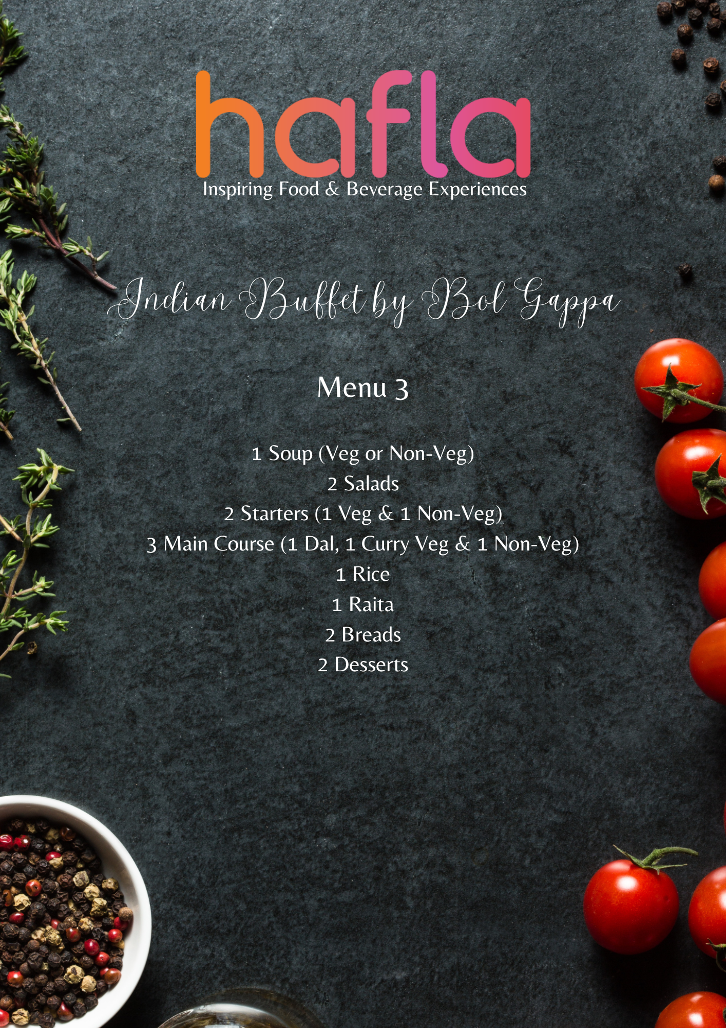 Indian Buffet by Bol Gappa
