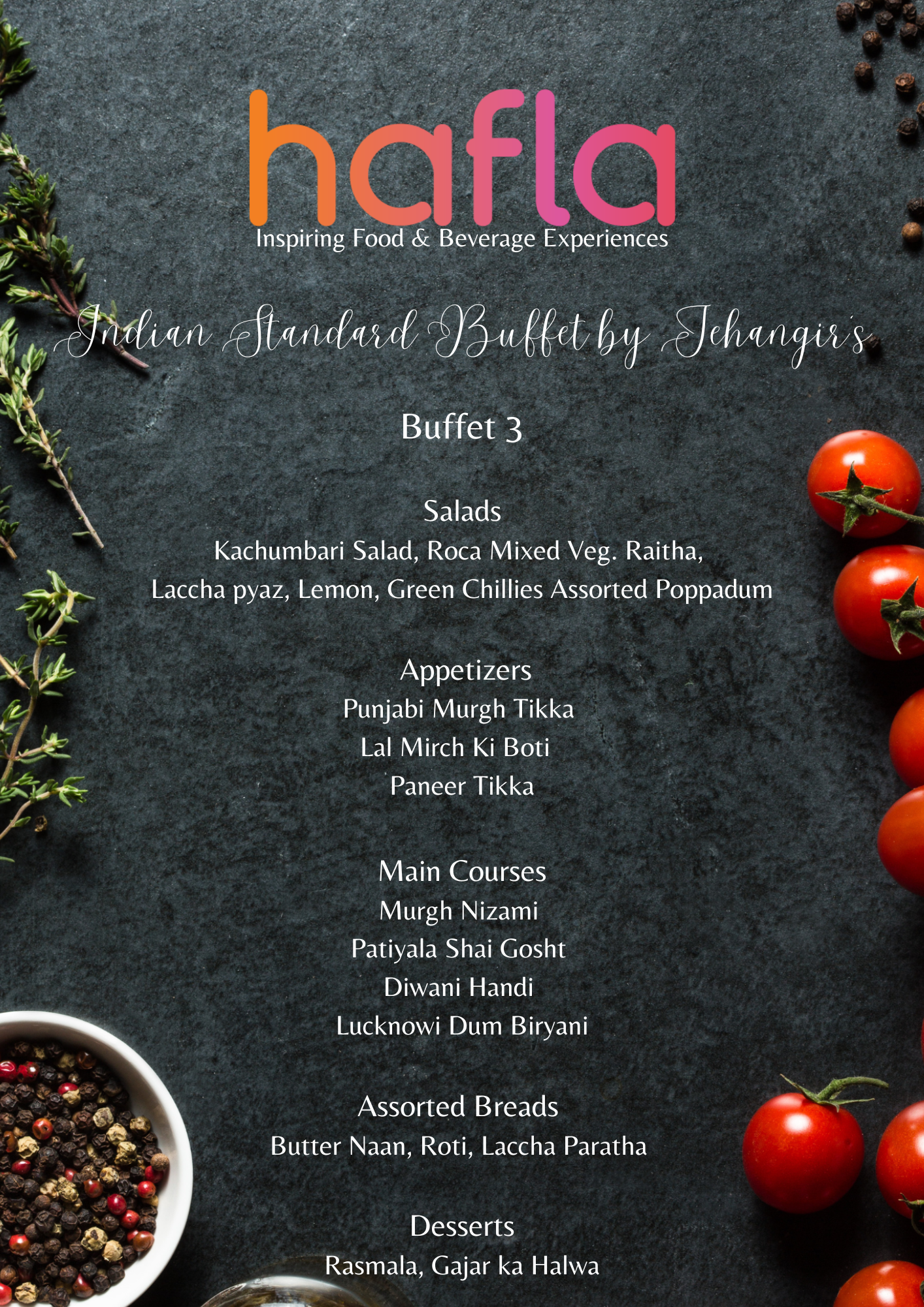 Indian Standard Buffet by Jehangir's