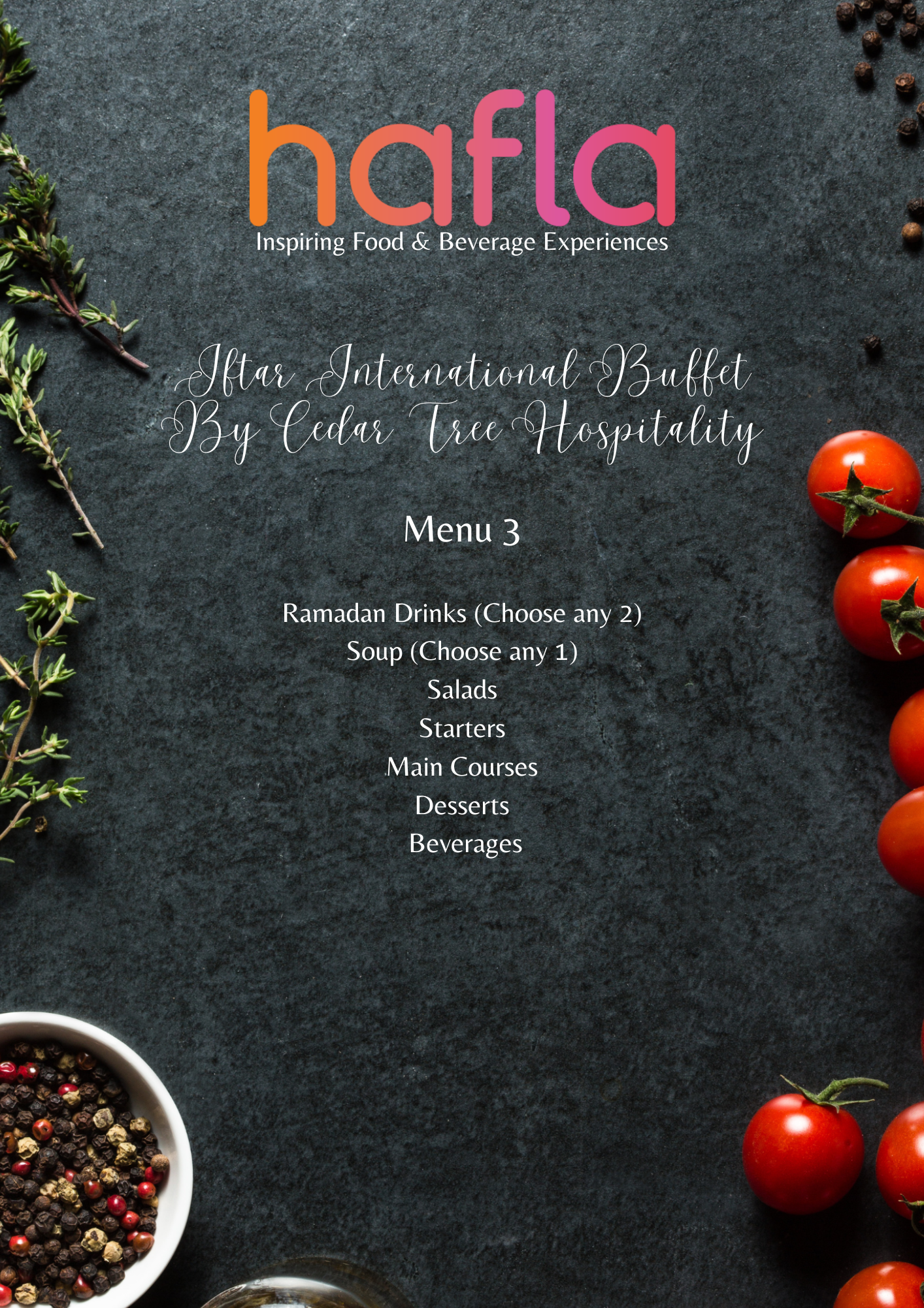 Iftar International Buffet By Cedar Tree Hospitality