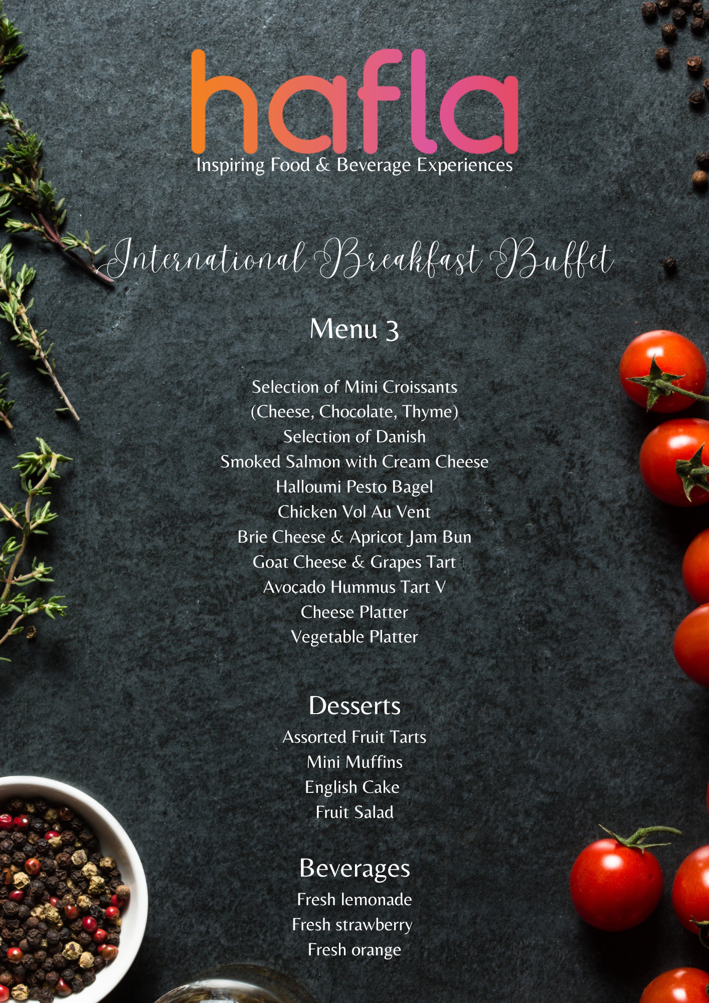 International Breakfast Buffet by Al Hamra Street