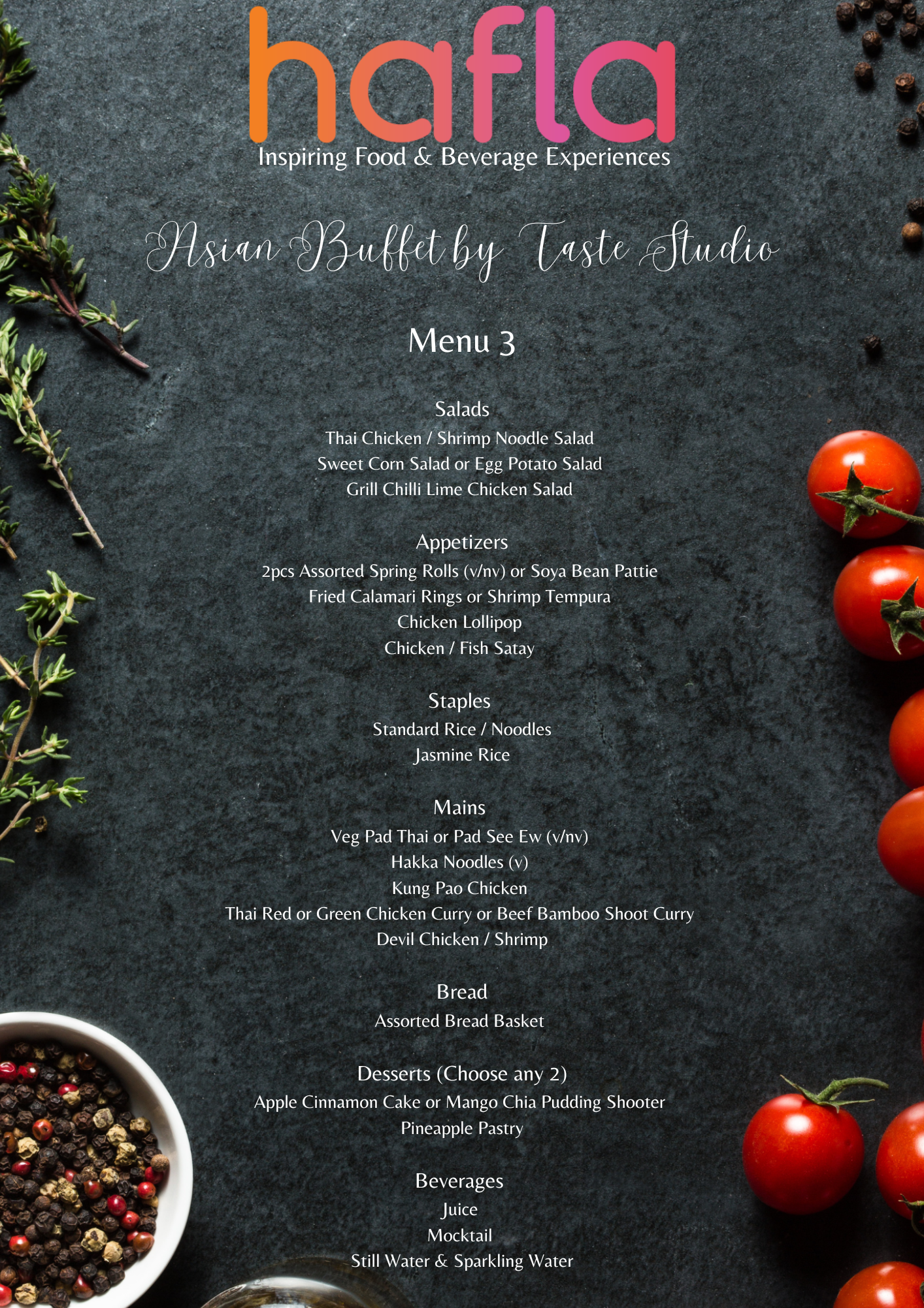 Asian Buffet by Taste Studio