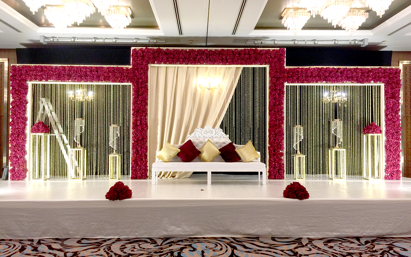 Royal Red Wedding Decor