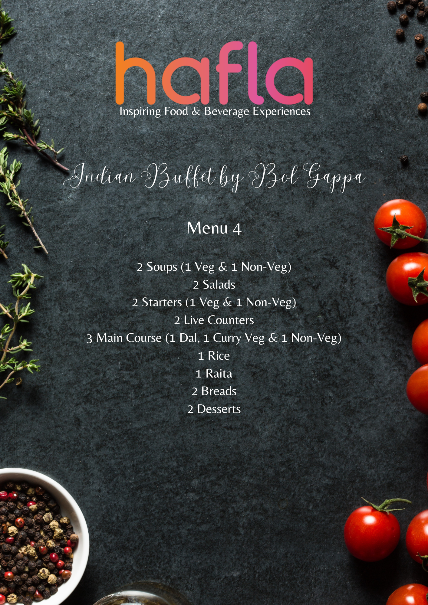 Indian Buffet by Bol Gappa