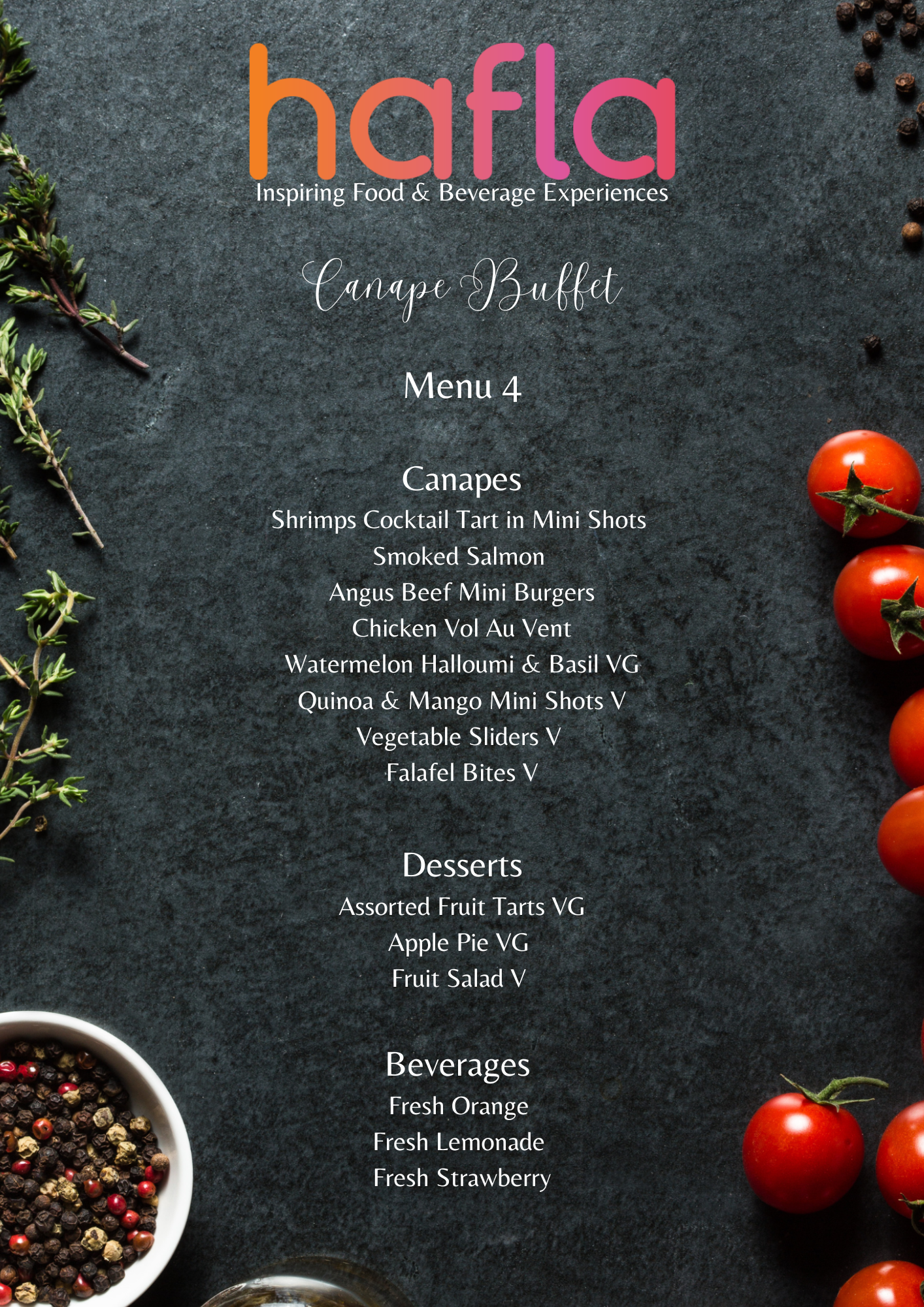 Canape Buffet by Al Hamra Street