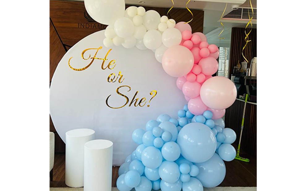 Yacht Baby Shower Balloon Decor