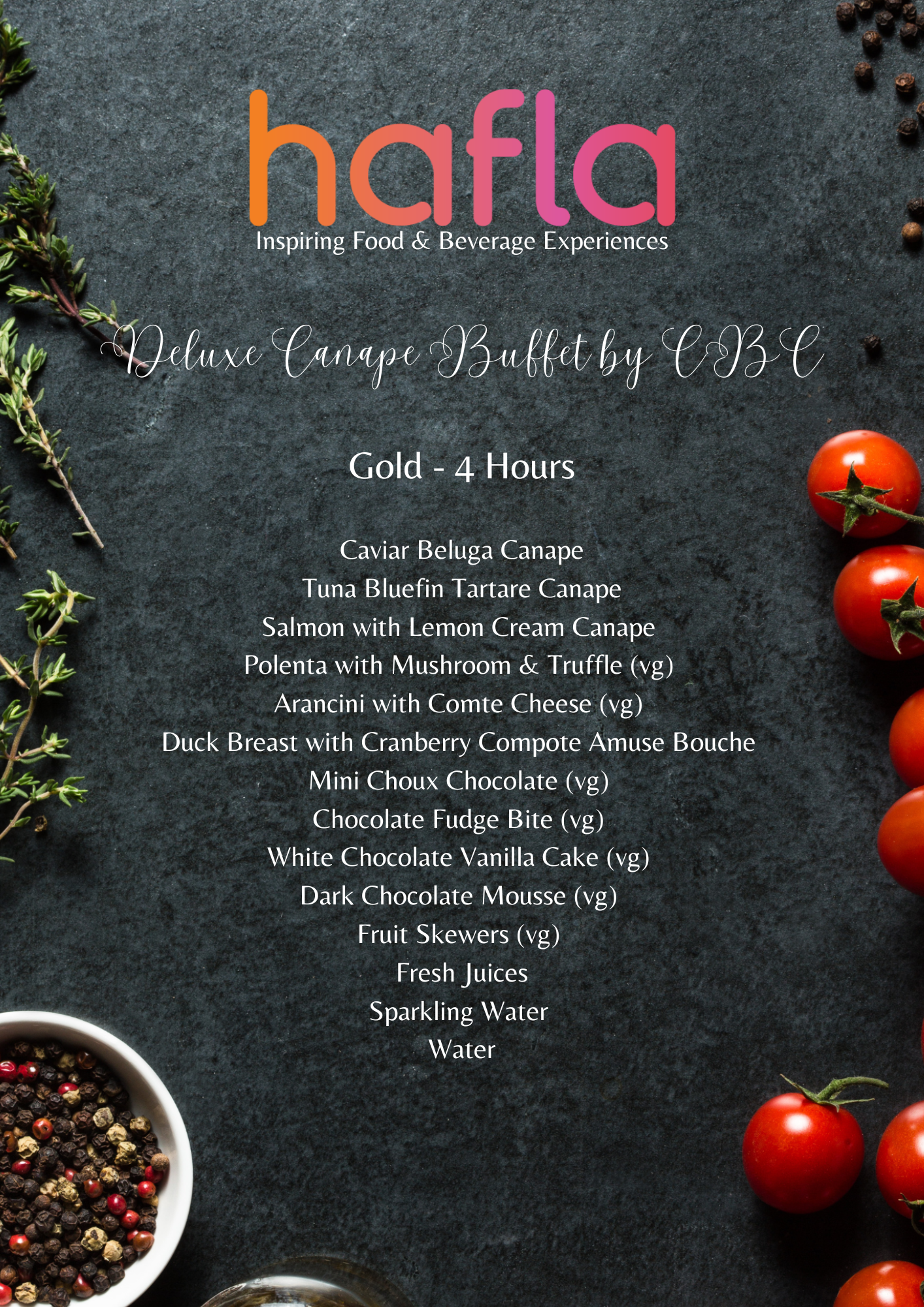 Deluxe Canape Buffet by CBC
