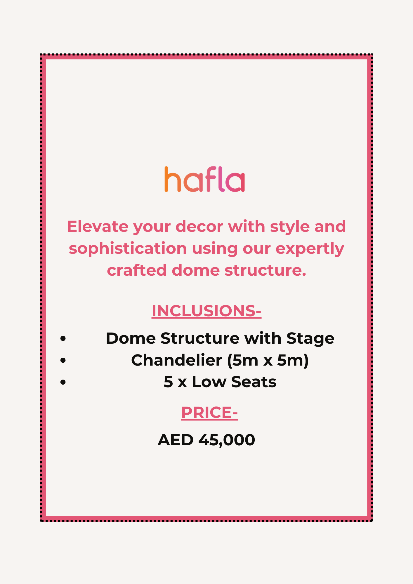 Dome Structure Mandap Decor