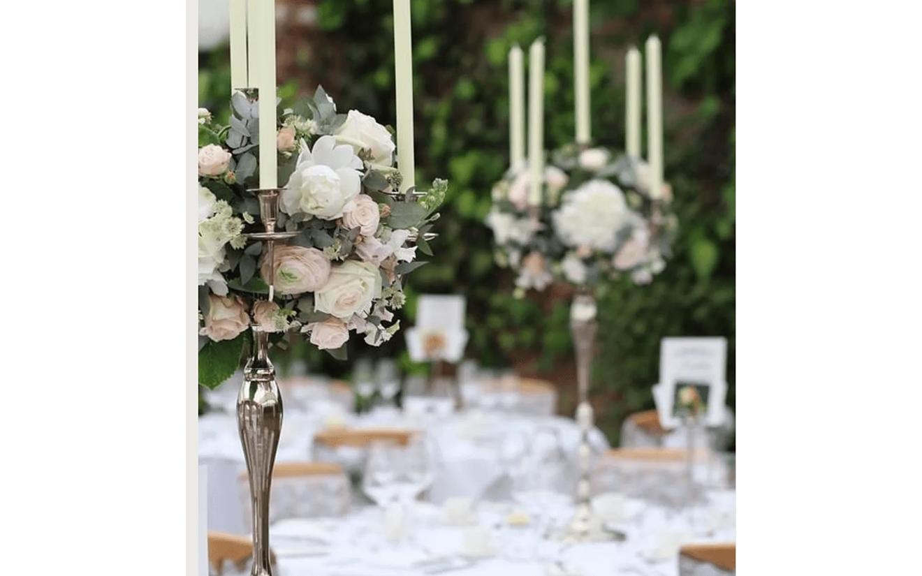 Candelabra Centrepiece - Silver