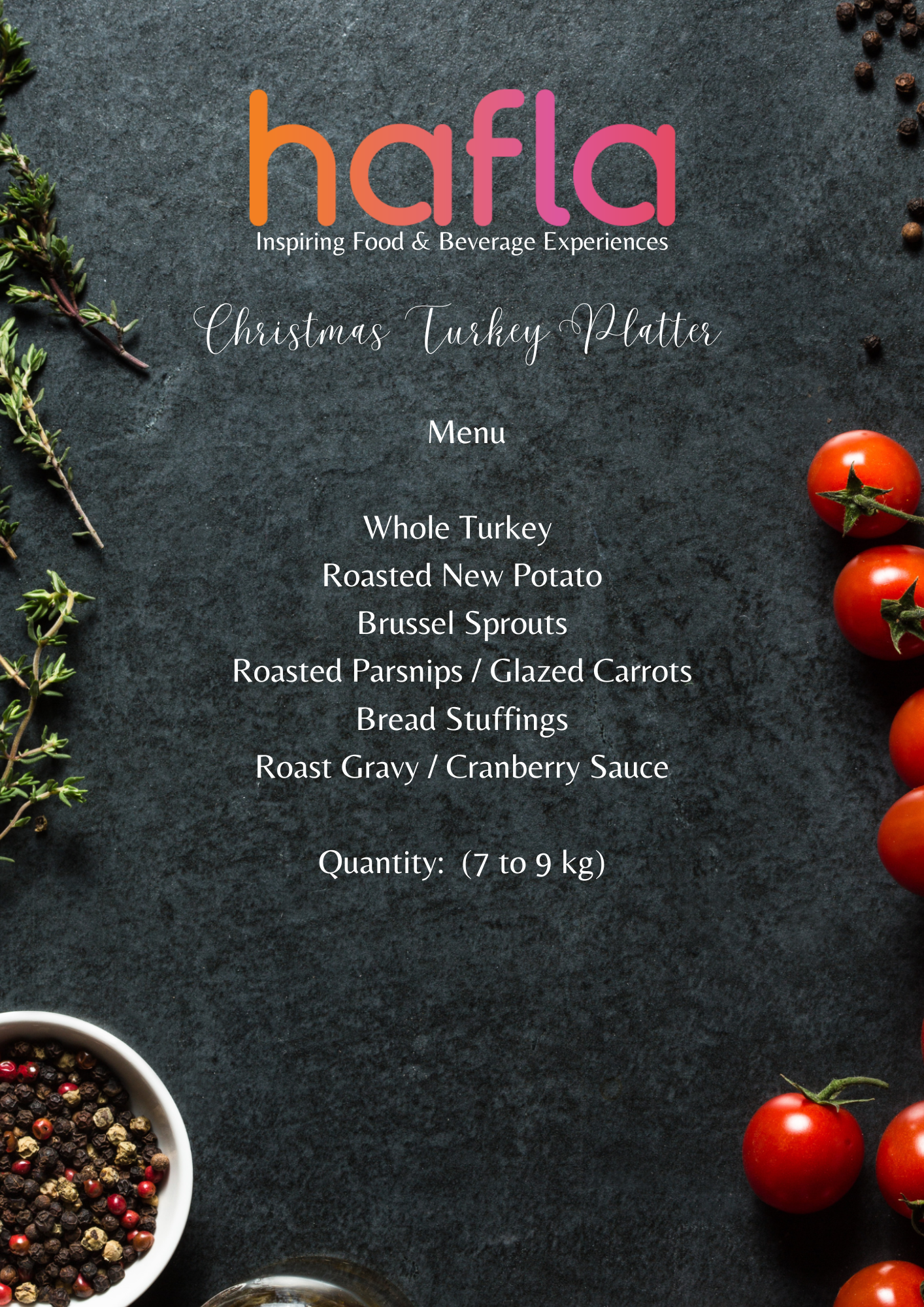 Christmas Turkey Platter by Ralph's Kitchen