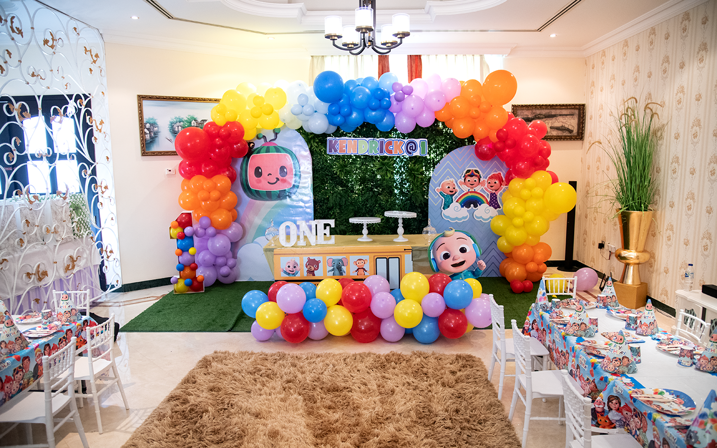 1st Birthday Cocomelon Theme Package