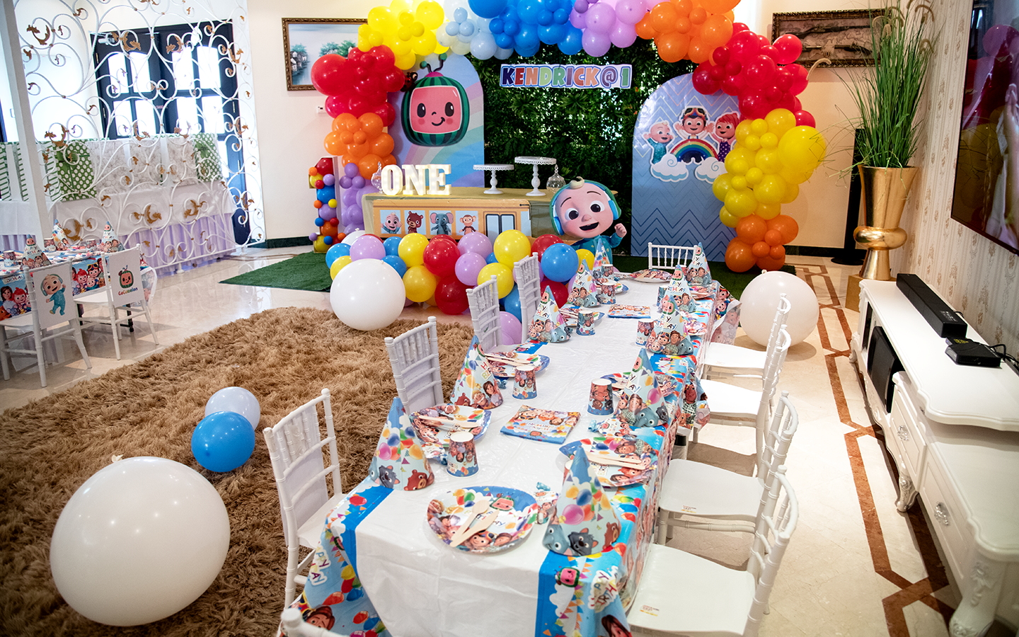 1st Birthday Cocomelon Theme Package