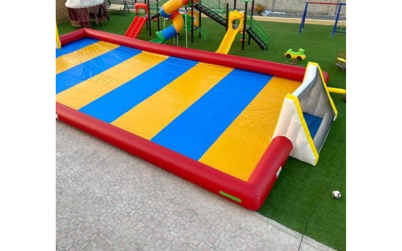 Low Ground Soapy Football Field