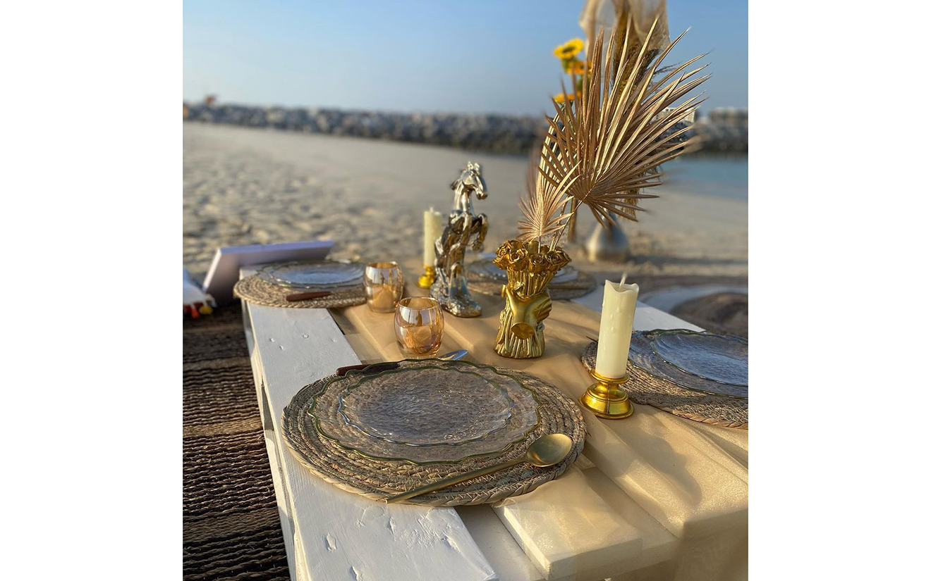 Golden Hour Iftar Style Set Up