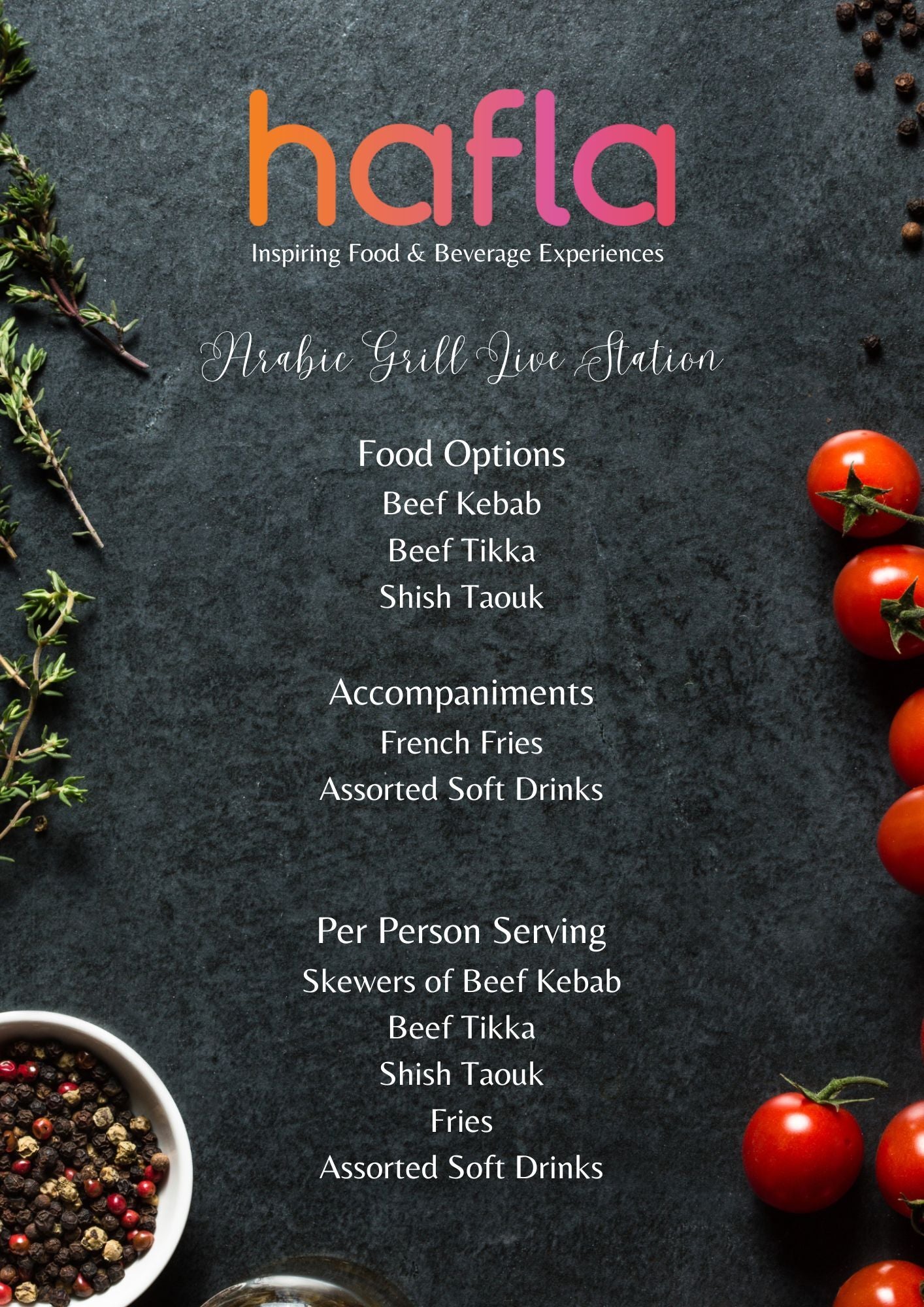 Hafla Exclusive Arabic Grill Live Station
