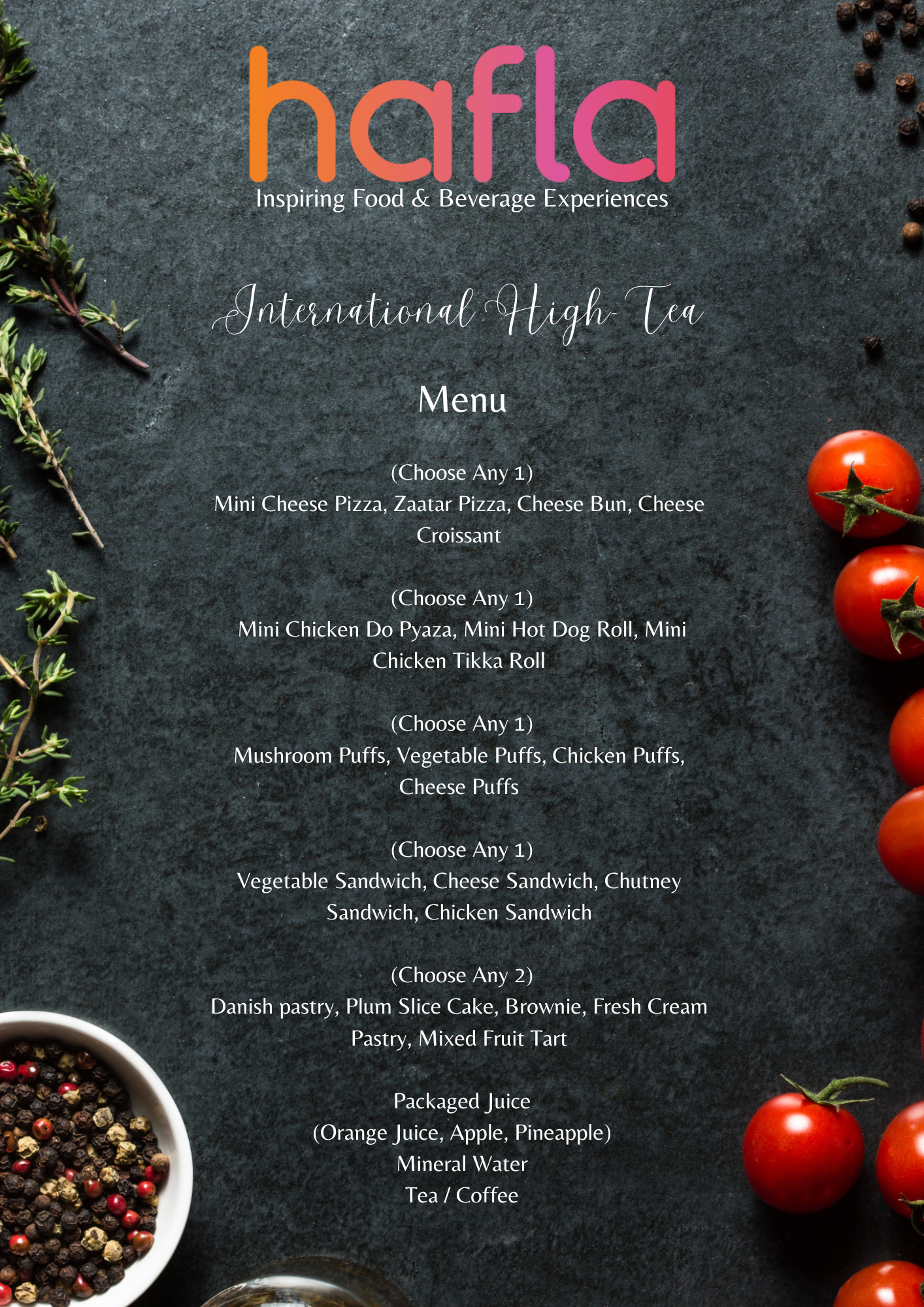 International High-Tea by Caesars Restaurant
