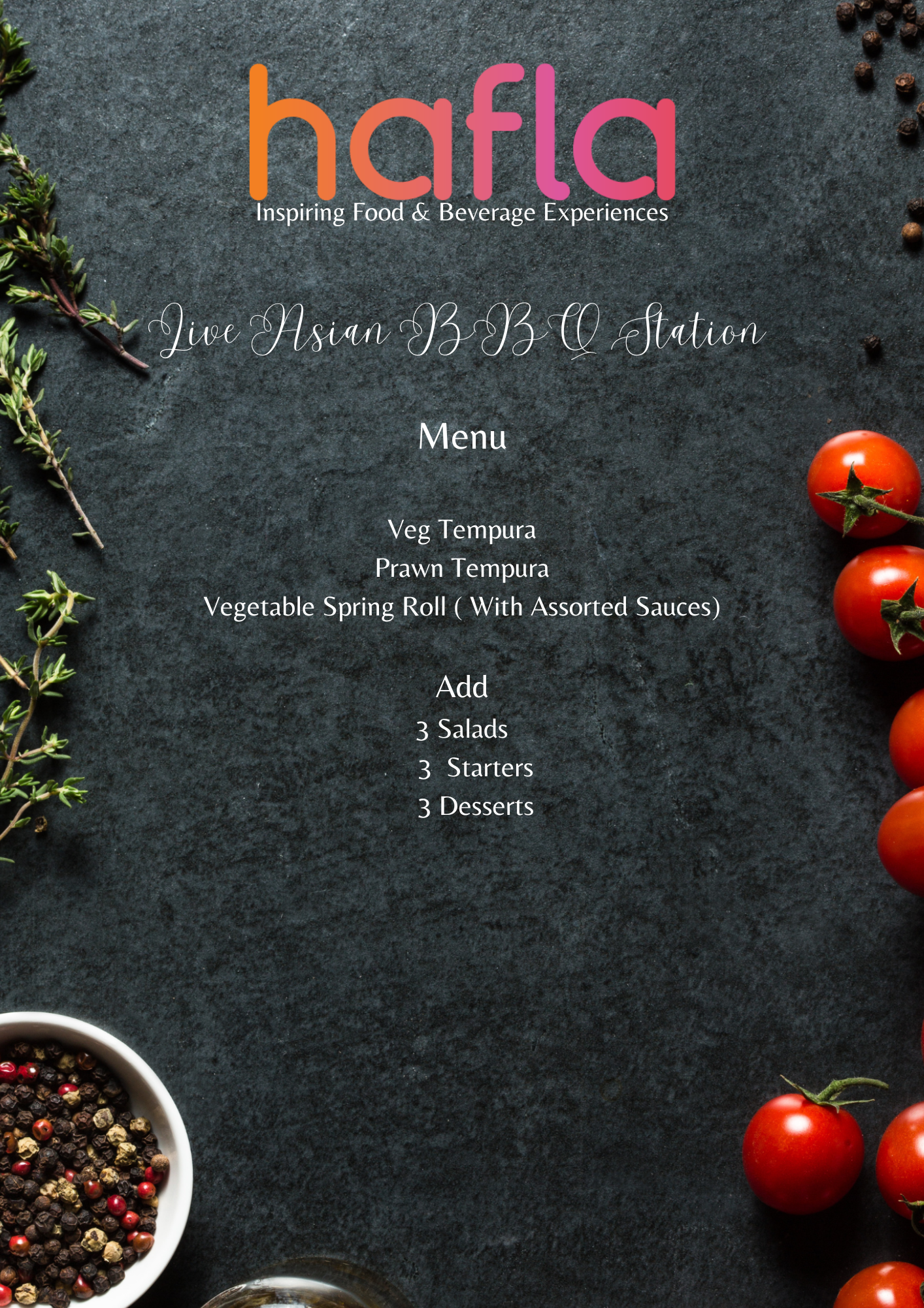 Live Asian BBQ Station by Cedar Tree Hospitality