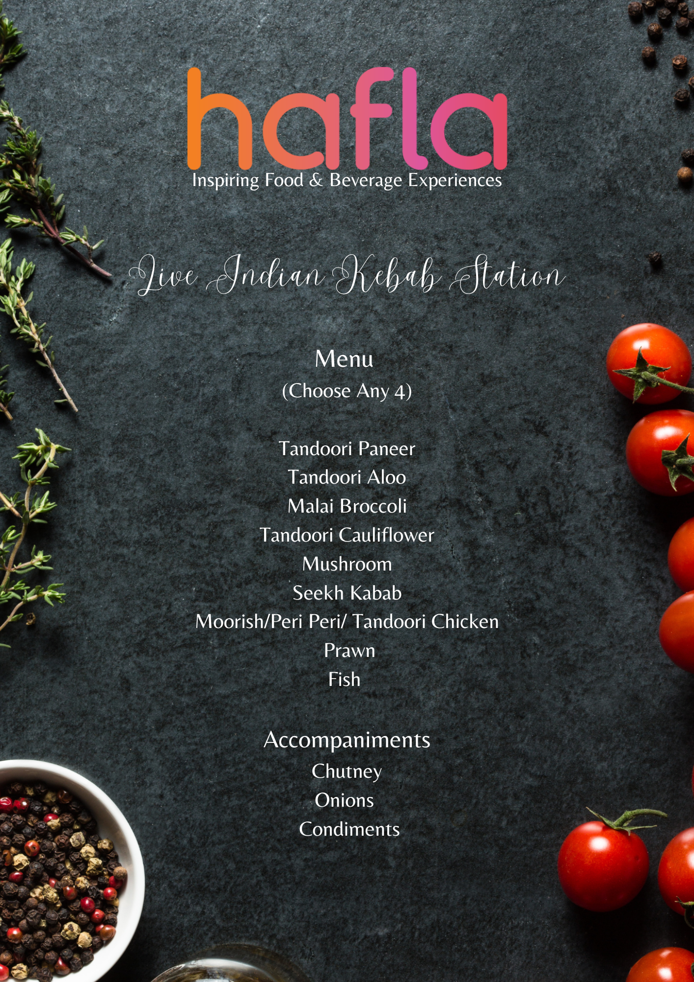 Live Indian Kebab Station by Paprika Dubai