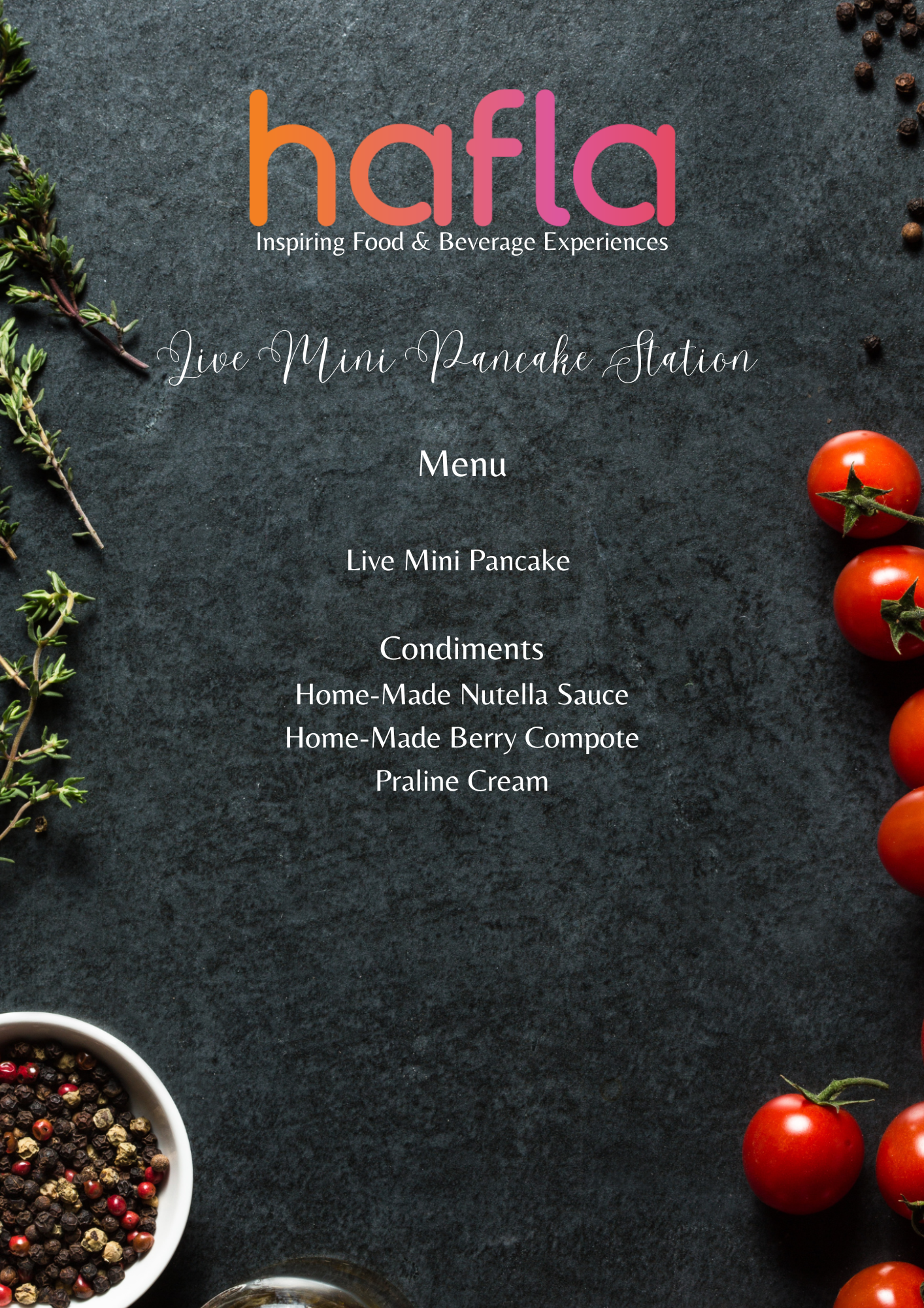 Live Mini Pancake Station by Paprika Dubai