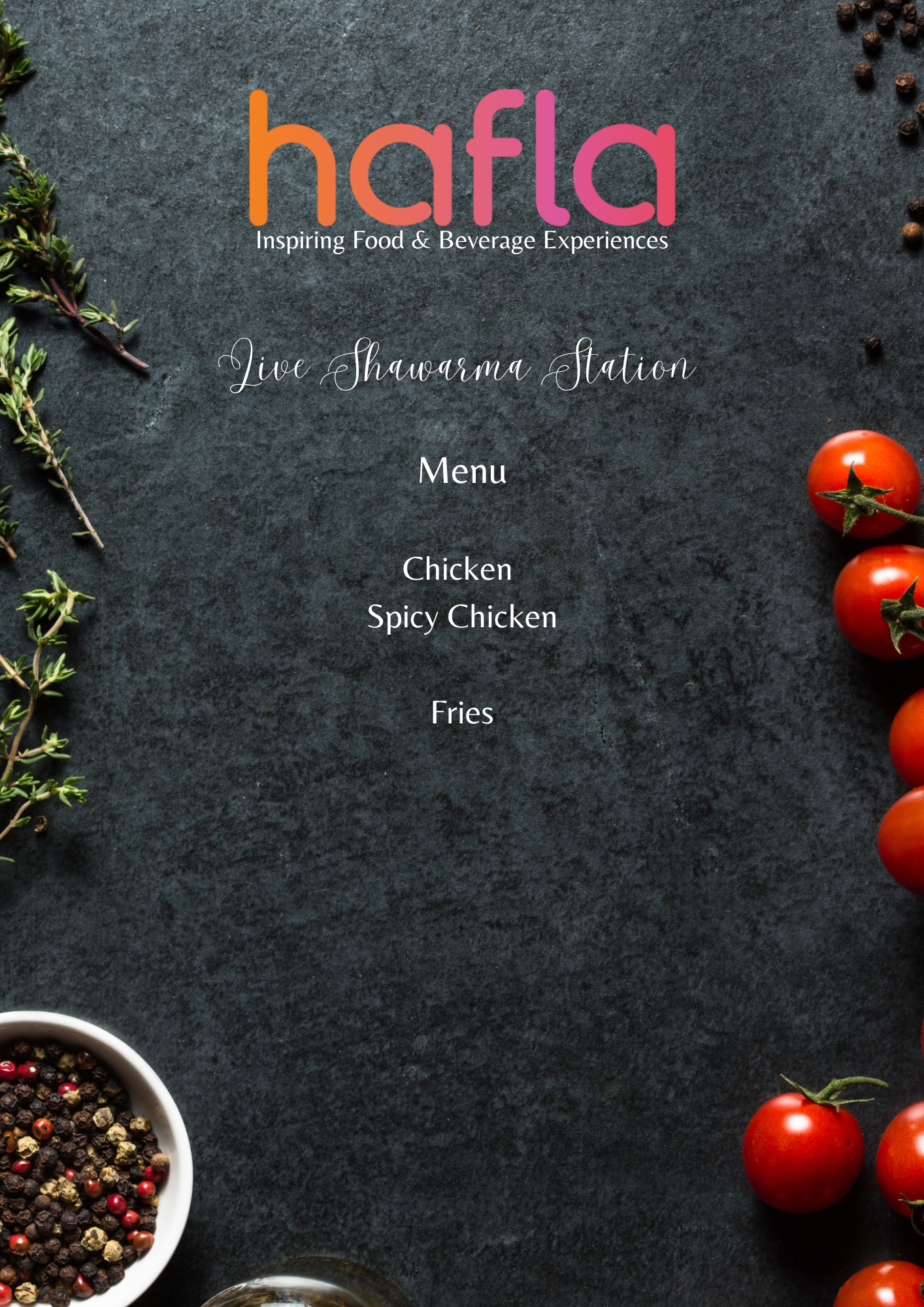 Live Shawarma Station by Lokmet Gibran