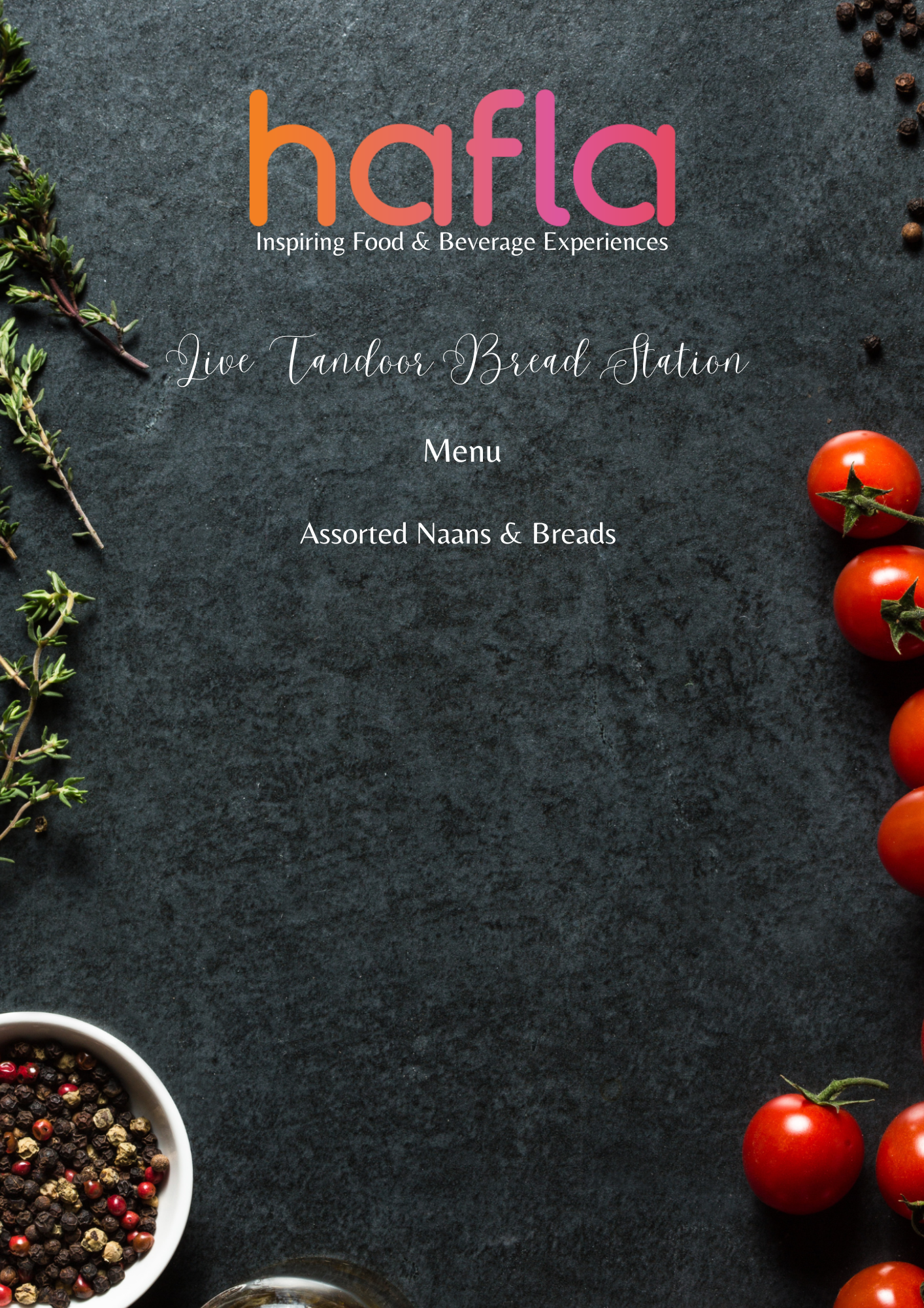 Live Tandoor Bread Station by Indian By Nature