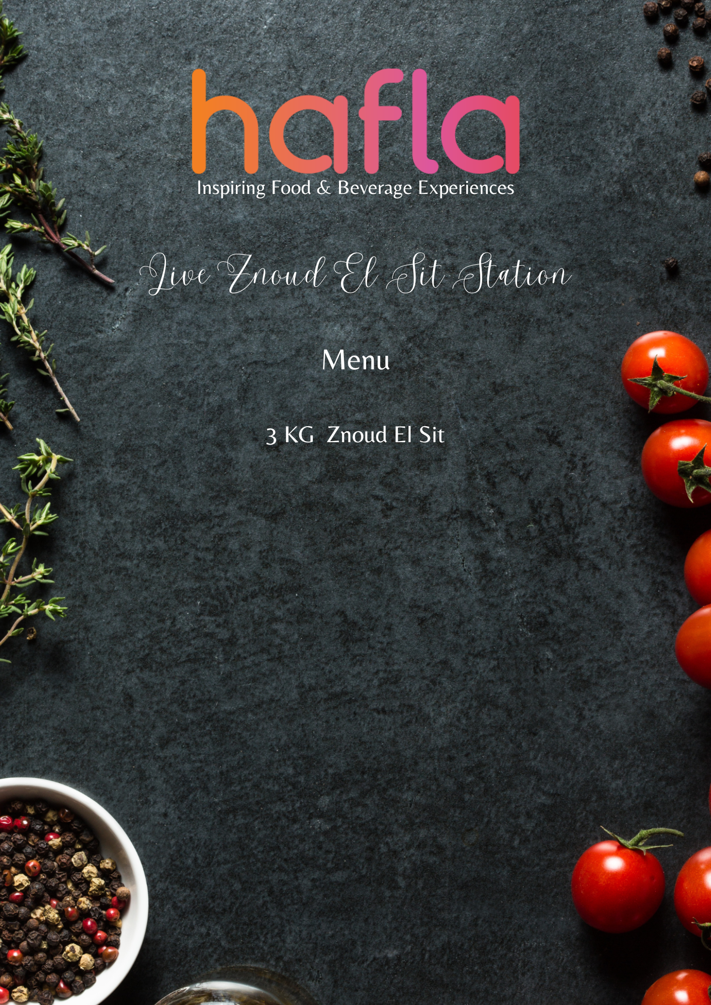 Live Znoud El Sit Station by Wafi Gourmet