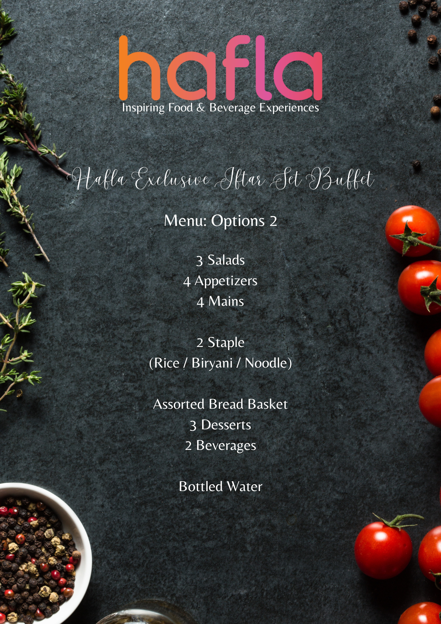 Hafla Exclusive Iftar Set Buffet