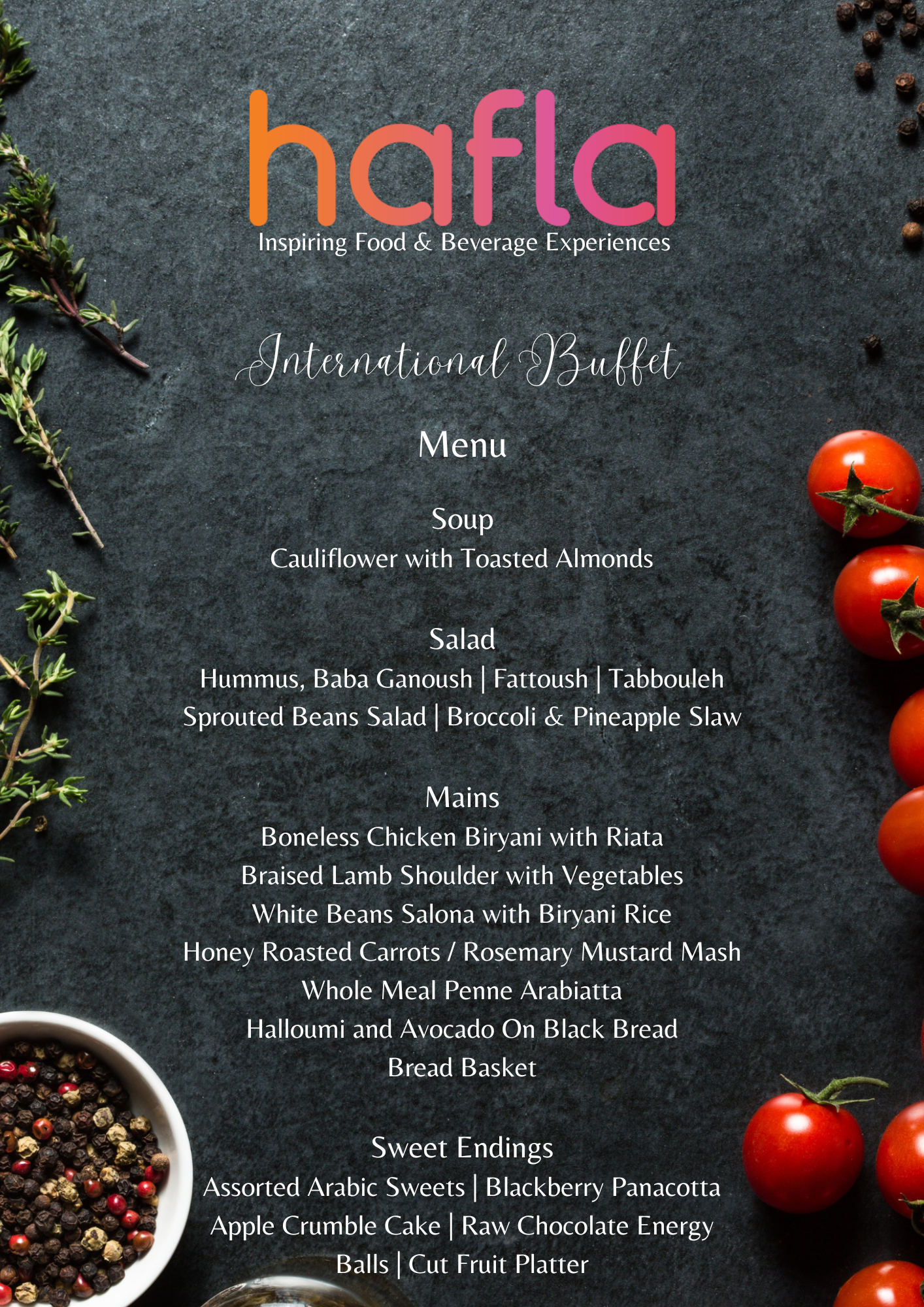 International Buffet by The Caterer