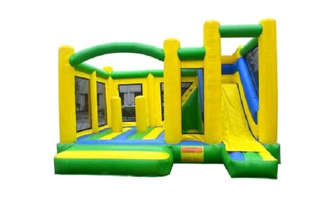 Yellow & Green Bouncy Castle