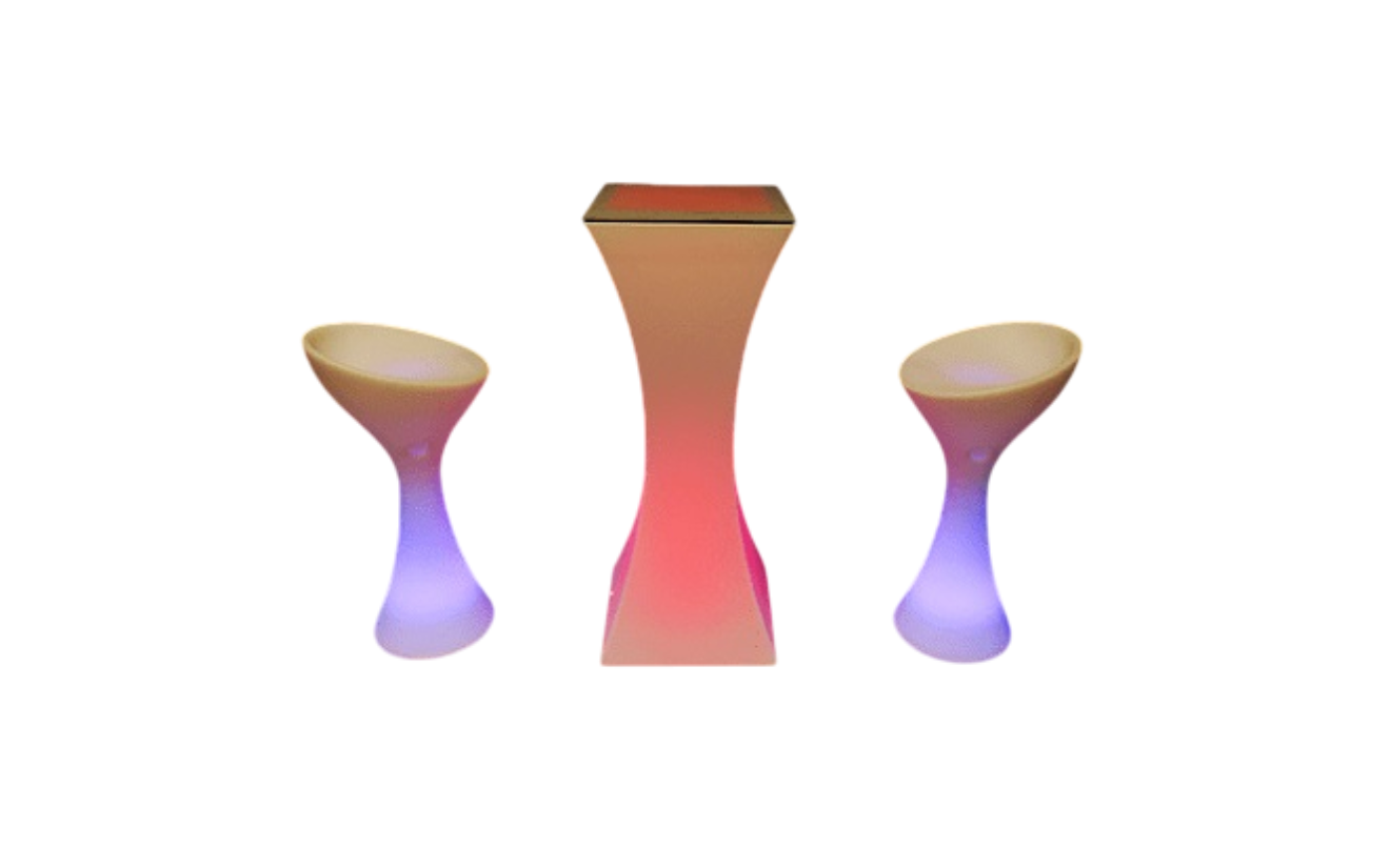 Blitz Square LED Cocktail Table
