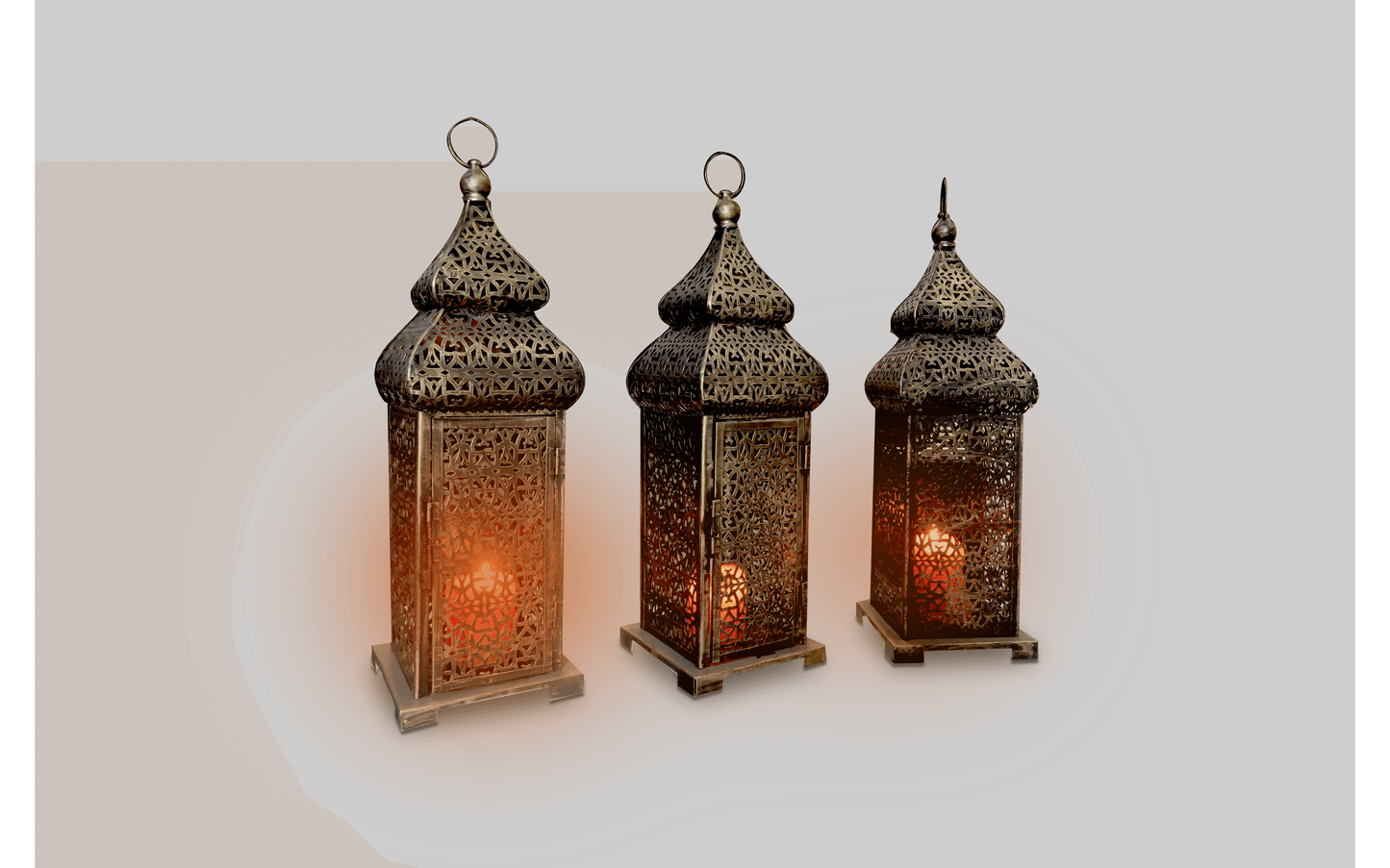 Brass Arabic Lamp - Large
