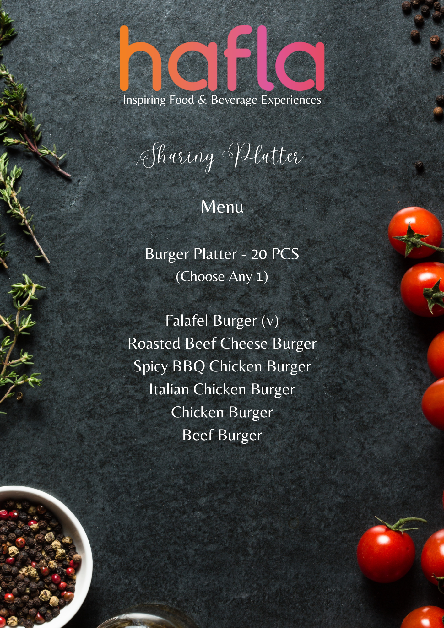 Sharing Platter by The White Boutique