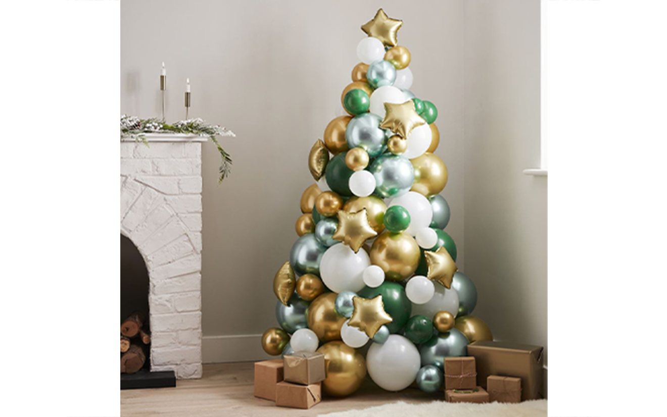 Christmas Balloon Tree