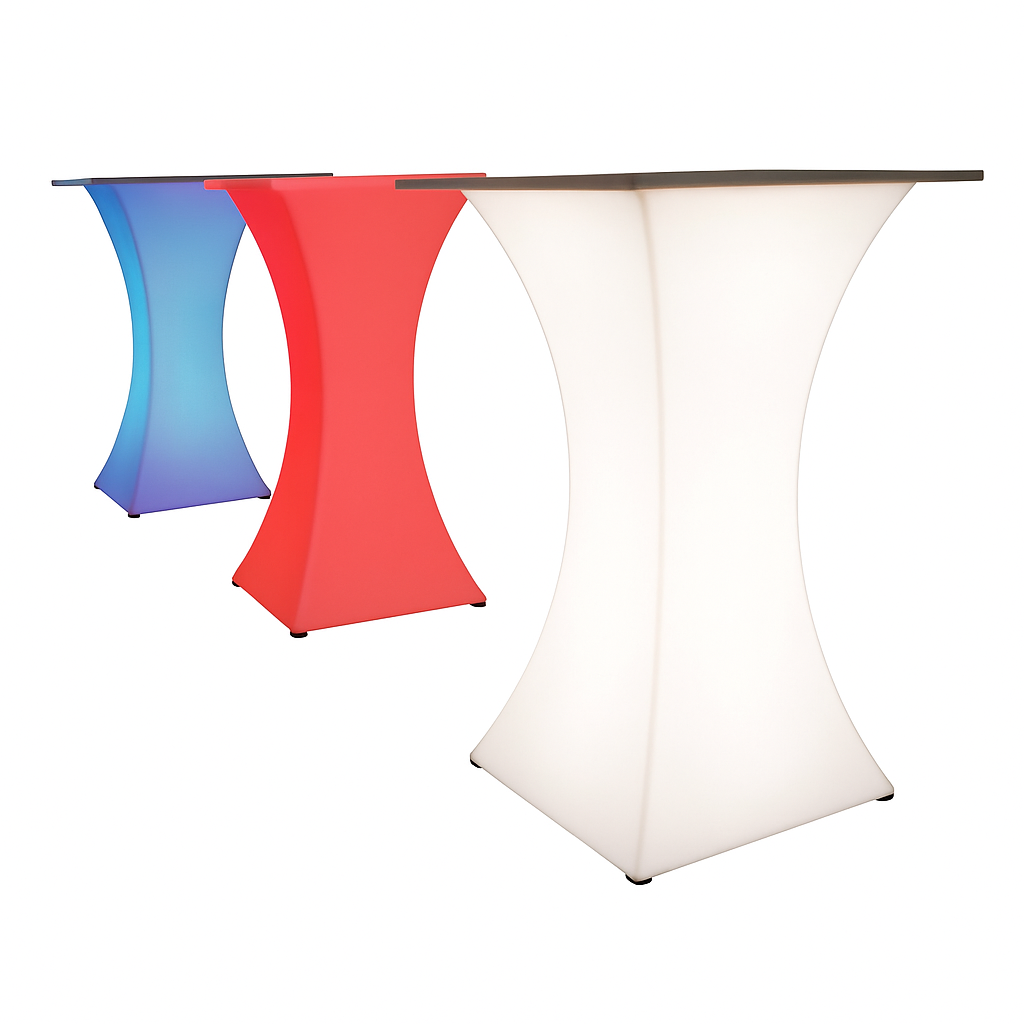 Blitz Square LED Cocktail Table