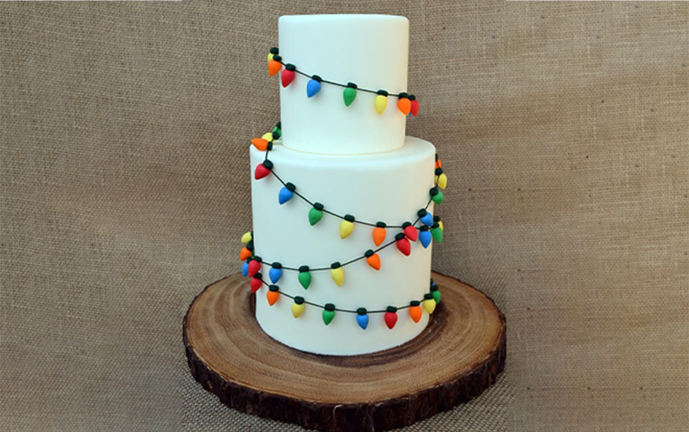 Christmas Light Cake